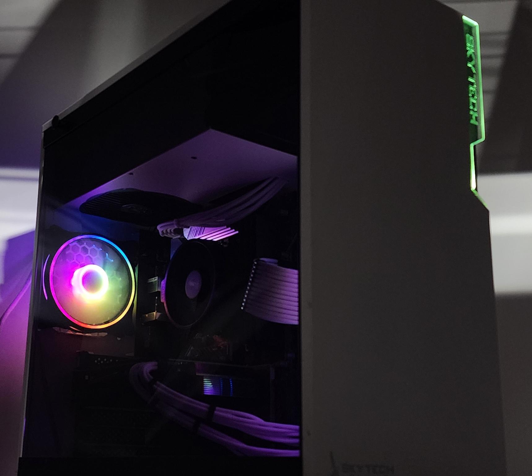Gaming PC Ryzen 5 5500 16GB RAM 500GB SSD RTX 3060 Ti 8GB Windows 11 Computer