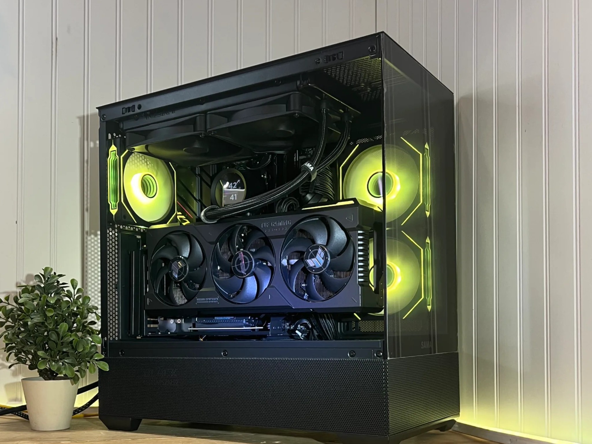 🔥4k Any GAME Raytracing ON🔥 9800x3d/48g ddr5/2TB NVME/1000w B tire PSU/280mm rad/4090