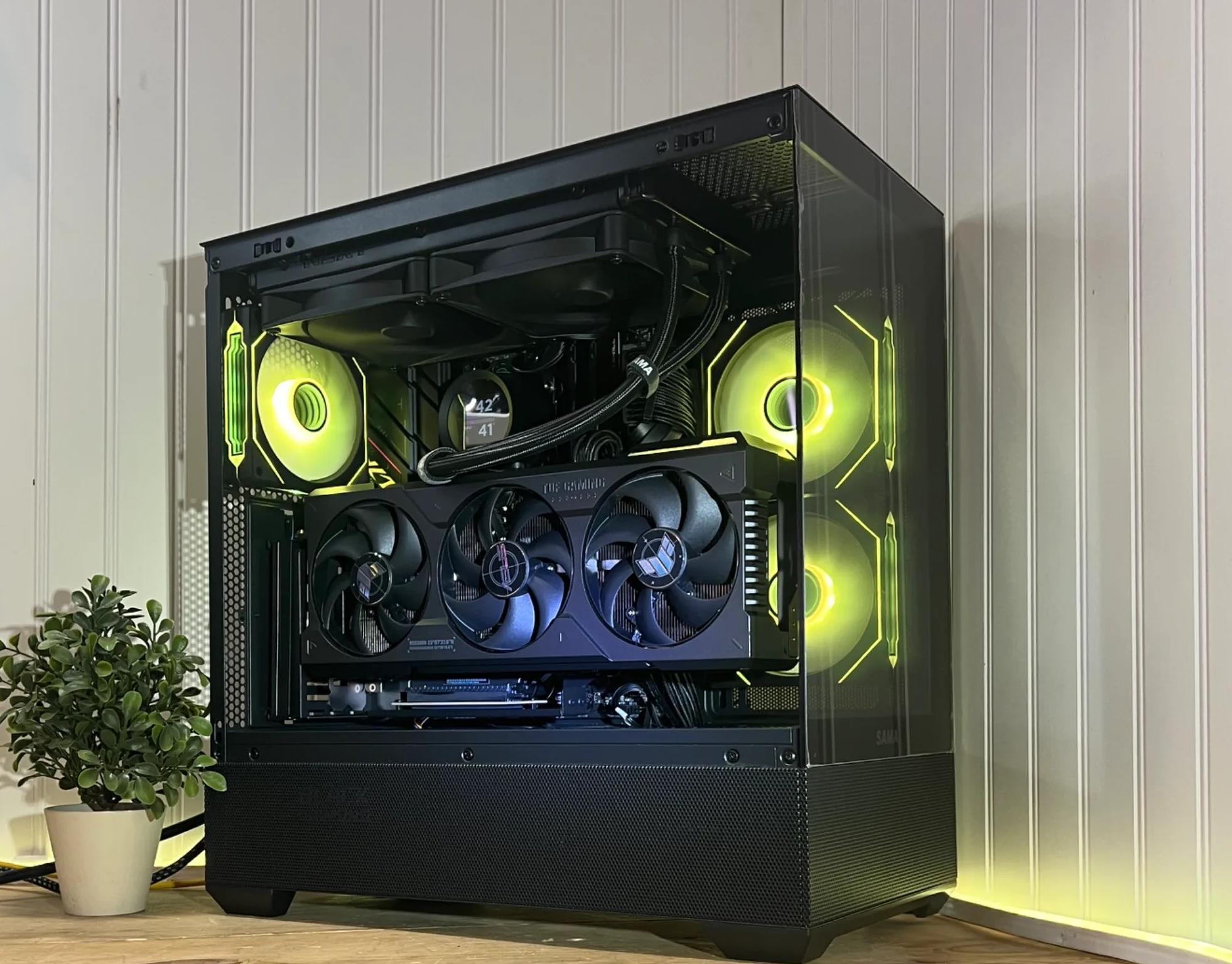 🔥4k Any GAME Raytracing ON🔥 9800x3d/48g ddr5/2TB NVME/1000w B tire PSU/280mm rad/4090