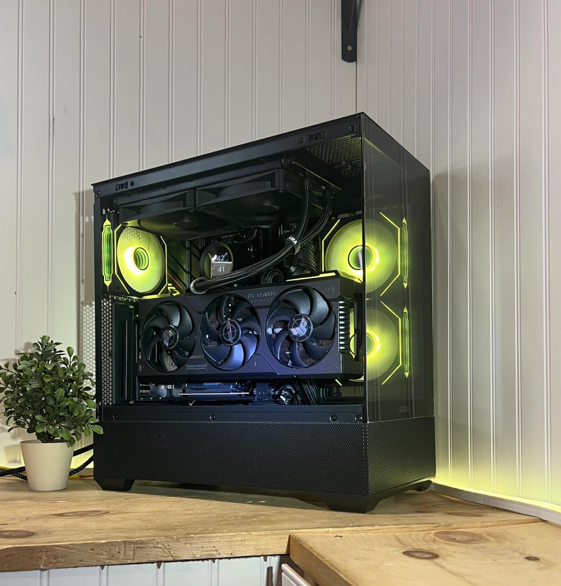 🔥4k Any GAME Raytracing ON🔥 9800x3d/48g ddr5/2TB NVME/1000w B tire PSU/280mm rad/4090