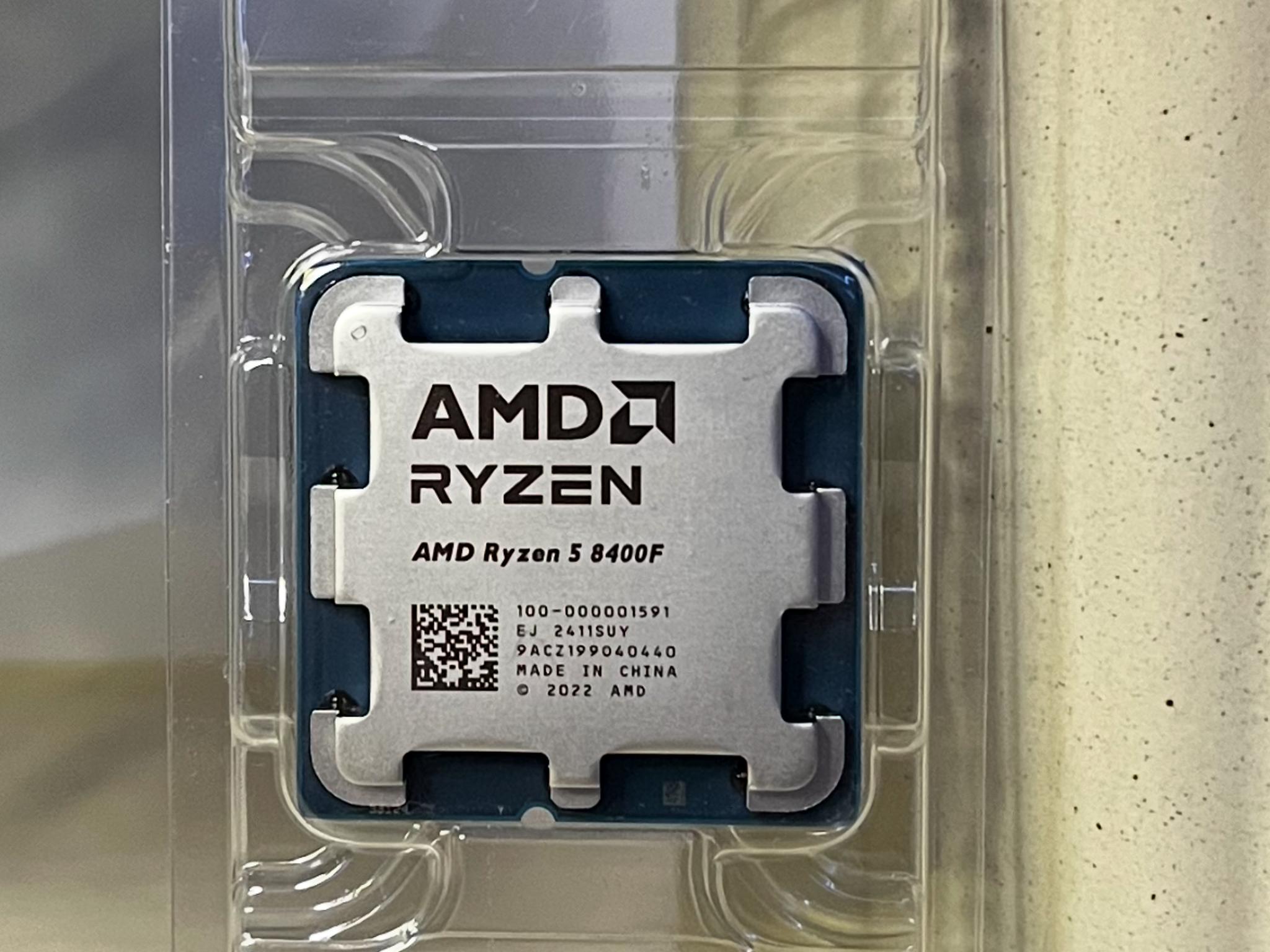 AMD Ryzen 5 8400F – 6C/12T | 4.7GHz Boost | OEM | No iGPU