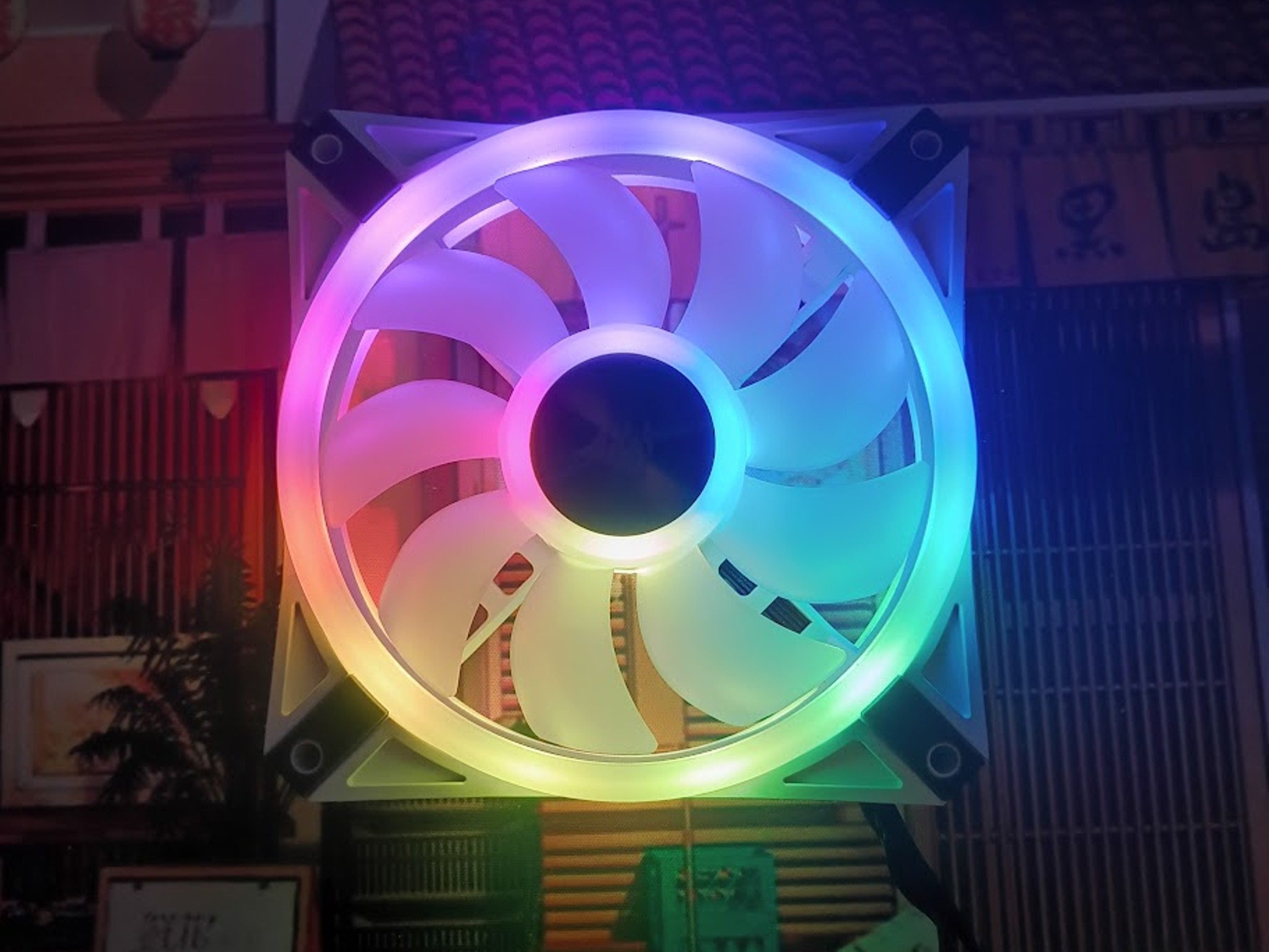 Corsair iCUE QL120 RGB 120mm PWM White Fan