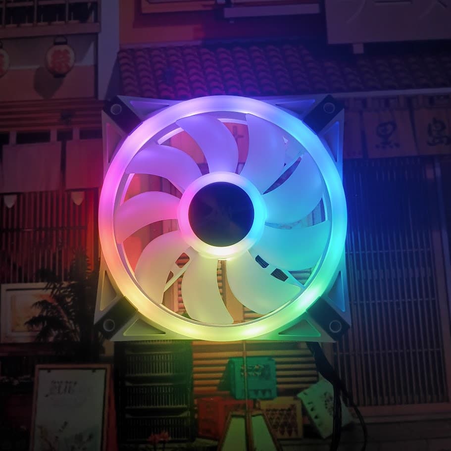 Corsair iCUE QL120 RGB 120mm PWM White Fan