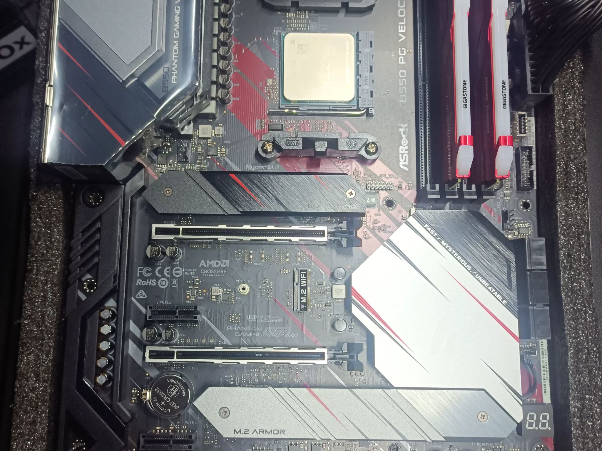 SALE !!! Asrock B550 PG Velocita w/  R7 5700X3D, 32GB Kit (2x16GB) DDR4 3200MHz, 1TB 990 Pro