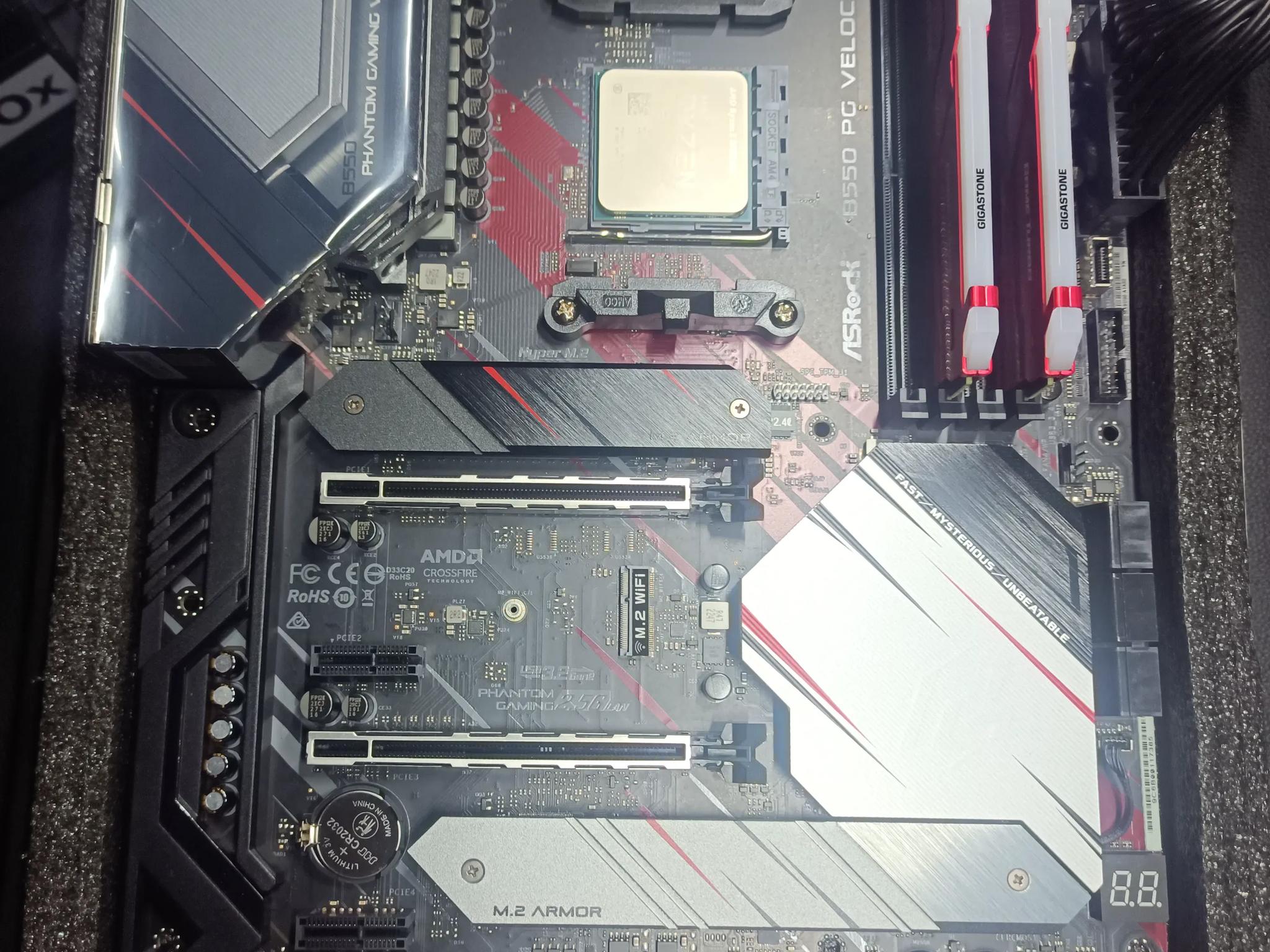 SALE !!! Asrock B550 PG Velocita w/  R7 5700X3D, 32GB Kit (2x16GB) DDR4 3200MHz, 1TB 990 Pro