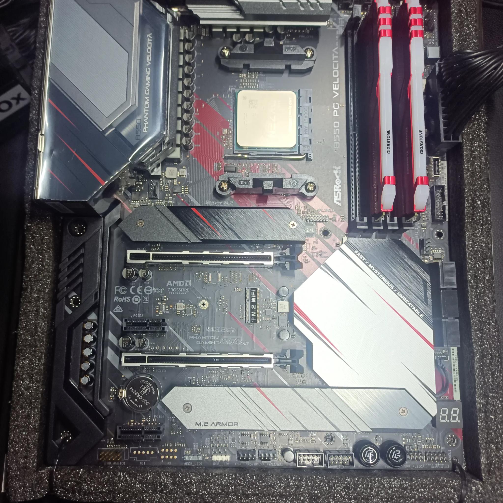 SALE !!! Asrock B550 PG Velocita w/  R7 5700X3D, 32GB Kit (2x16GB) DDR4 3200MHz, 1TB 990 Pro