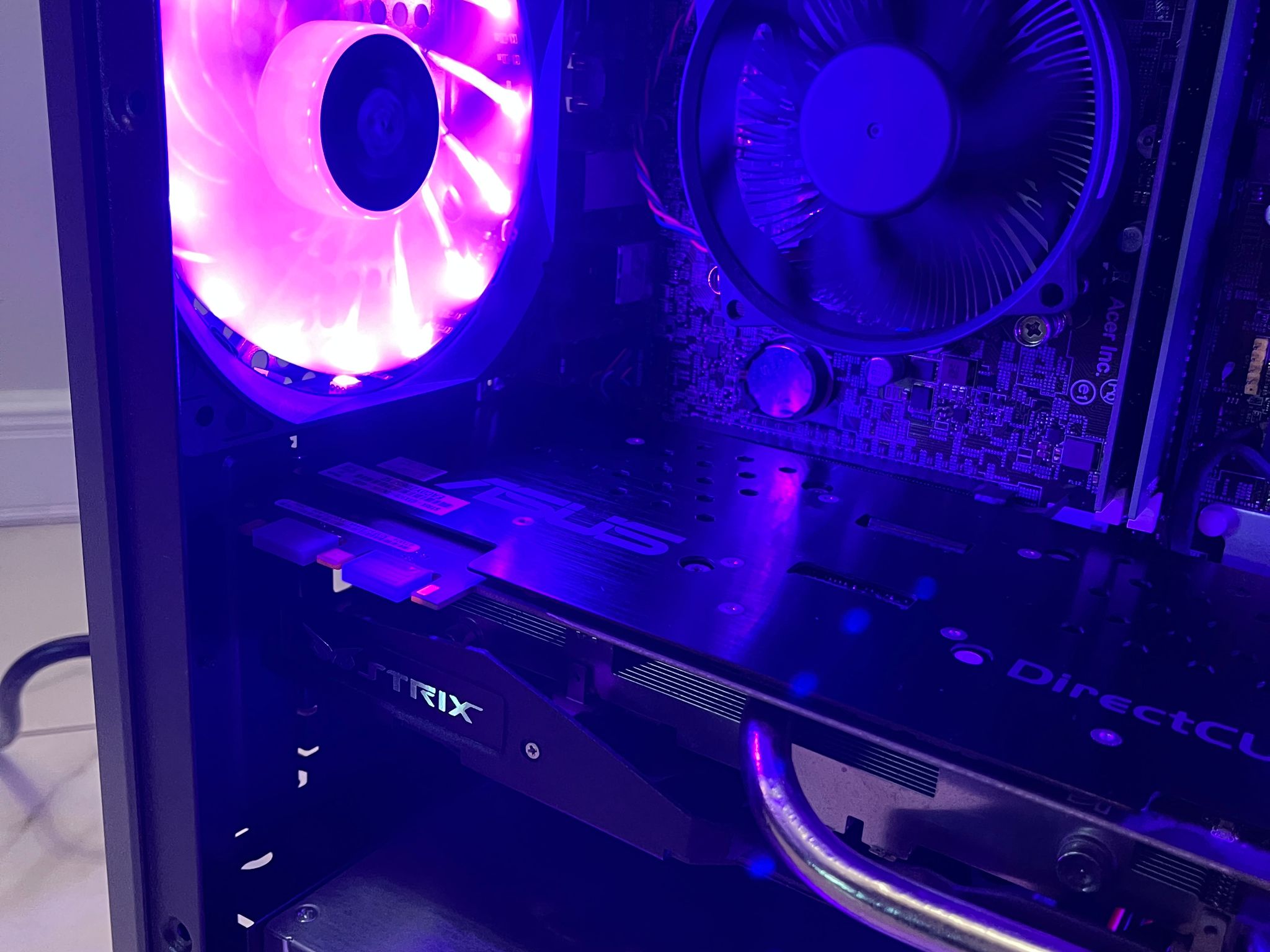 NVIDIA GTX 970, Intel Core i5-7400, 12GB RAM, 870 GB Storage - Budget RGB Gaming PC w/ Wi-Fi + BT