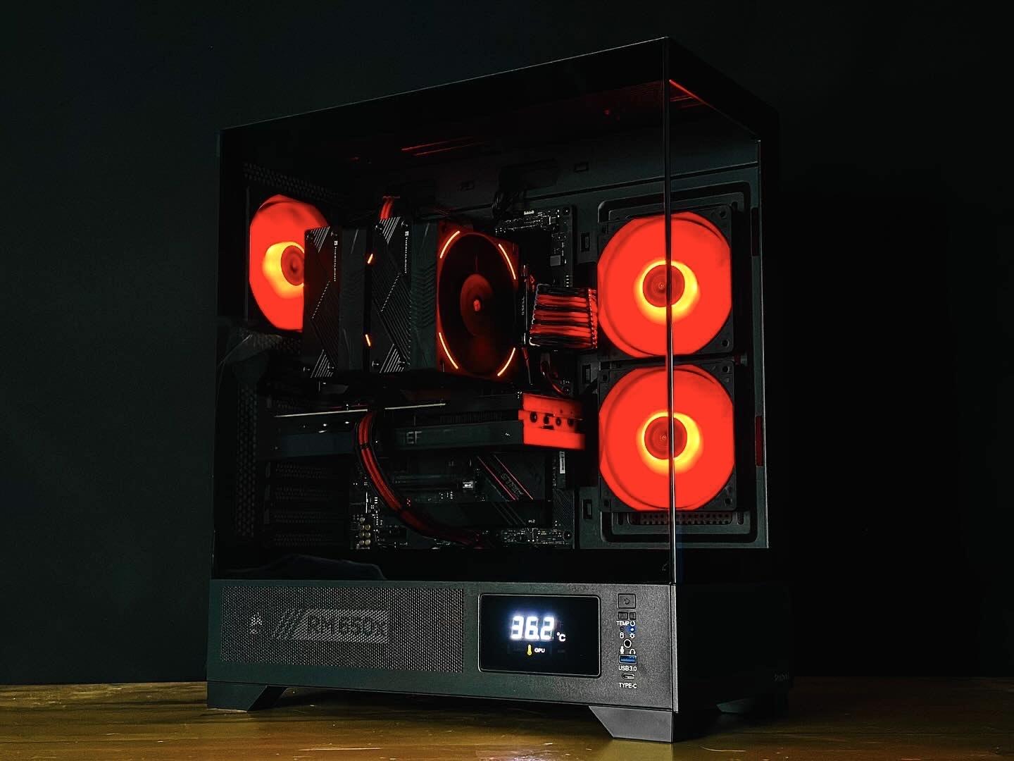 🔴 Carnage ⚫️ Midrange Gaming Pc 5700x3D, 3070, 32gb, 1tb, Wifi 6