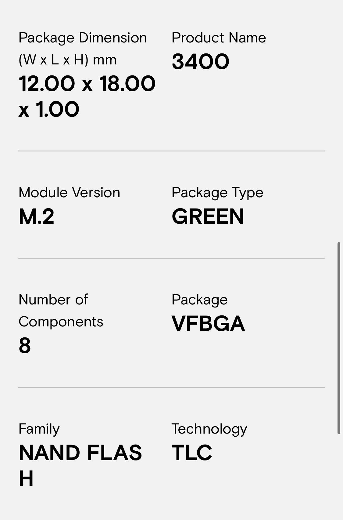 Micron M.2 NVMe Gen4x4 512GB SSD