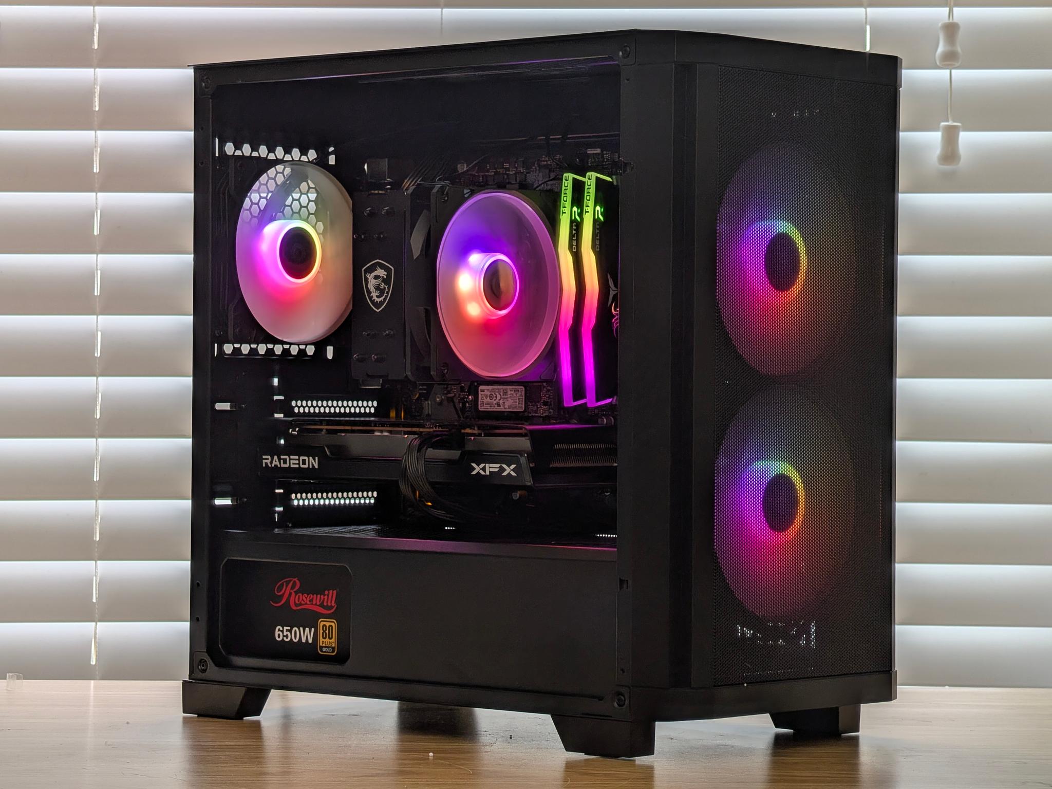 🌈🖤Ryzen 5 3600 | RX 6600 | 16GB DDR4 | 1TB SSD | Gaming PC🖤🌈