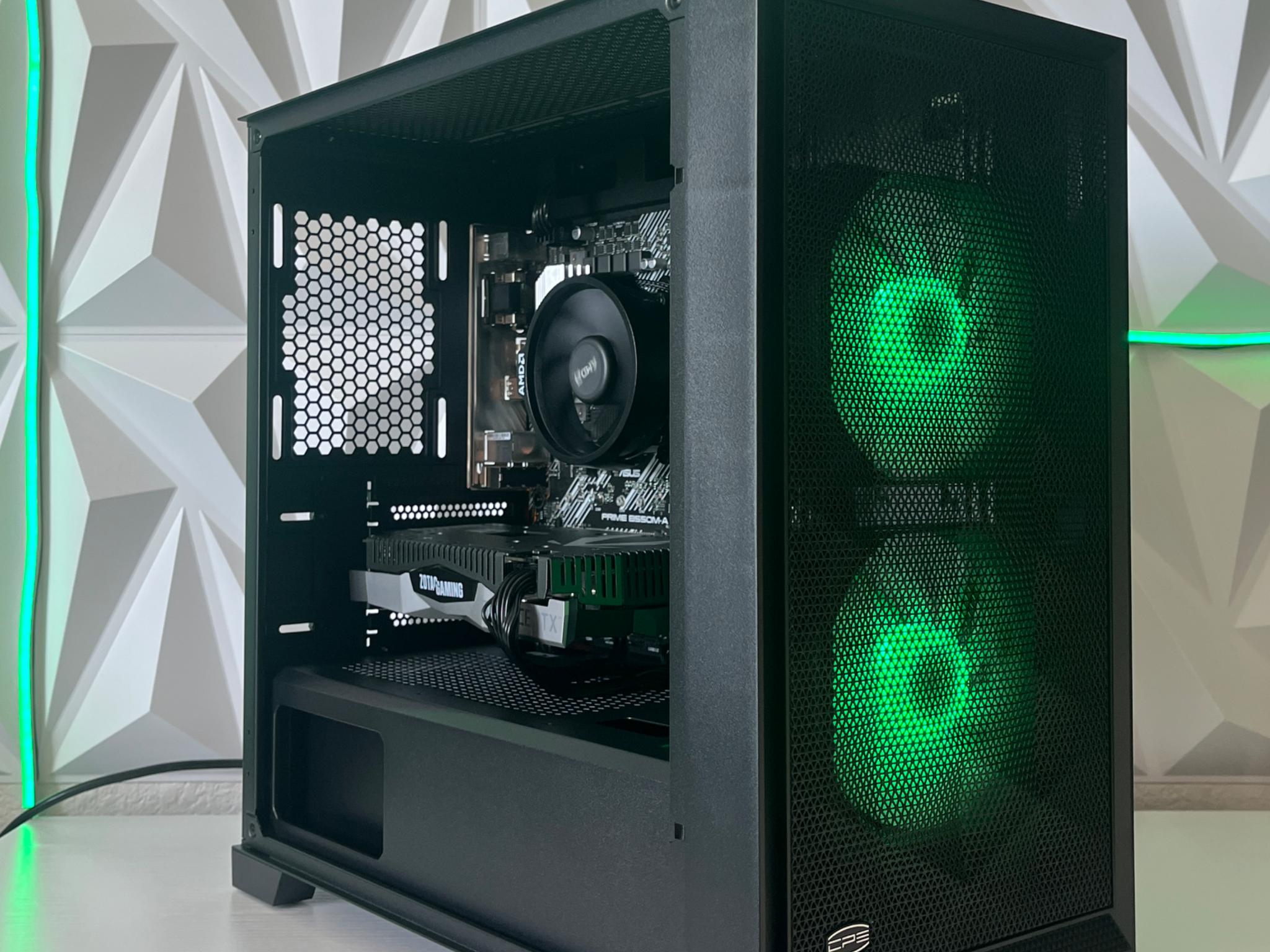 RTX 2060 SUPER 8GB, Ryzen 7 2700X, 16GB RAM | Black RGB Gaming Computer/PC