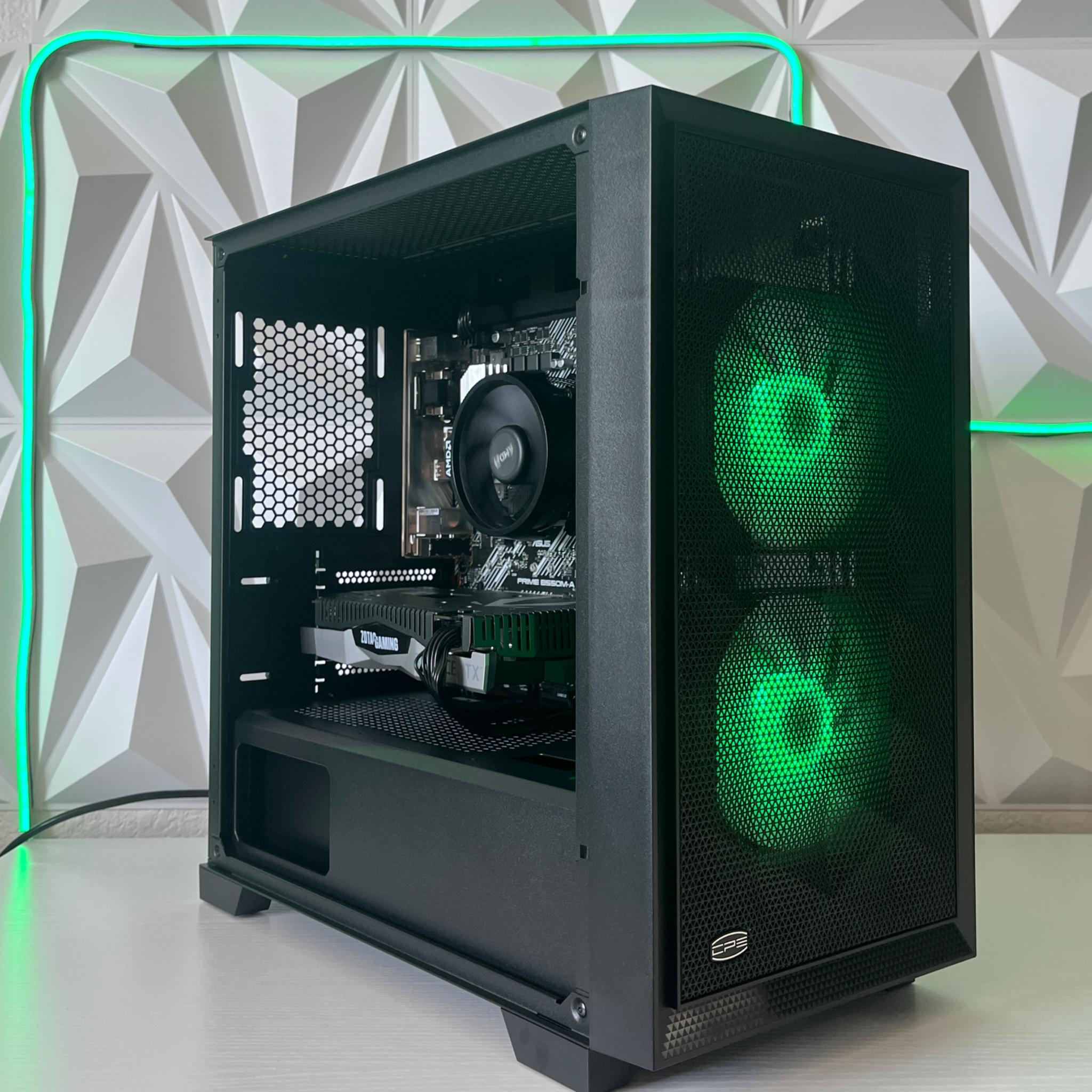 RTX 2060 SUPER 8GB, Ryzen 7 2700X, 16GB RAM | Black RGB Gaming Computer/PC