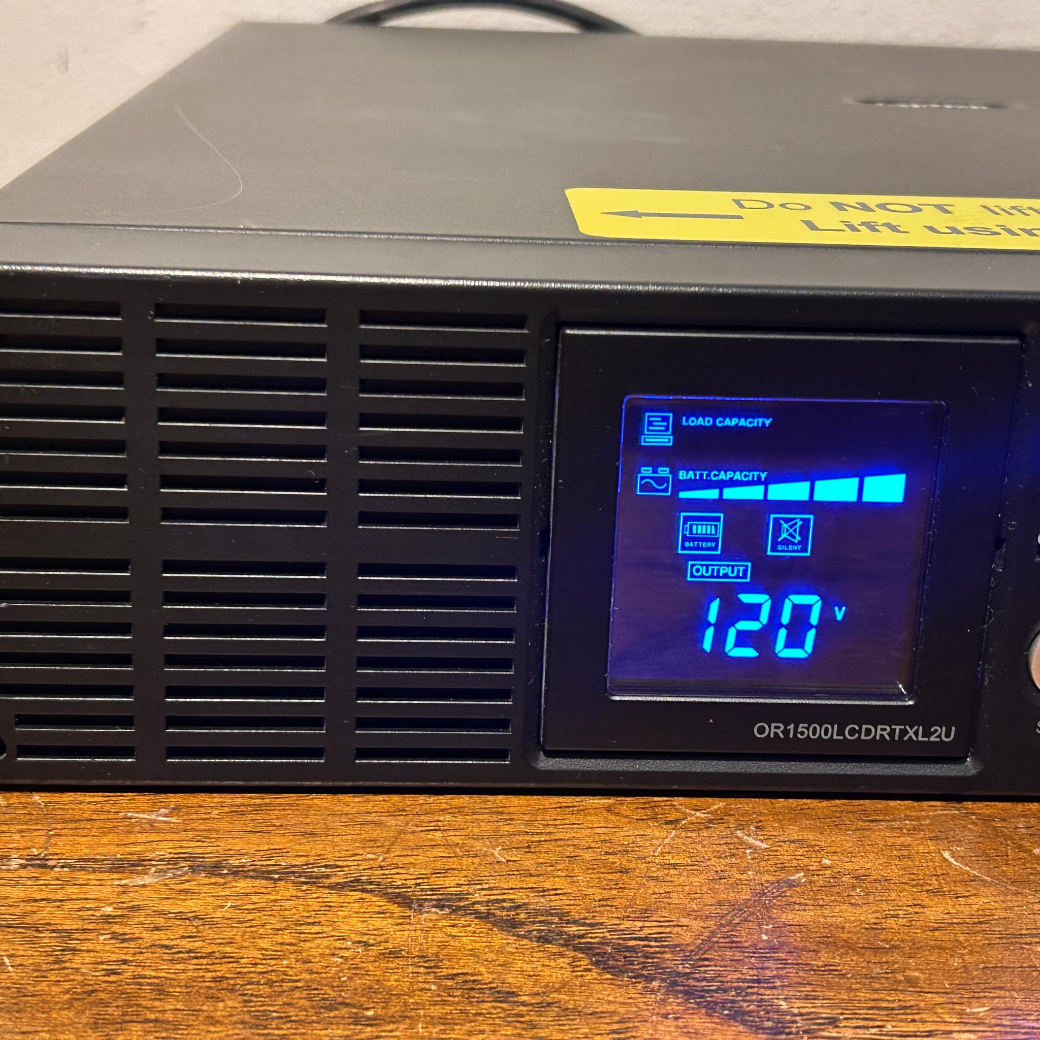 CyberPower OR1500LCDRTXL2U Smart App LCD Online UPS Battery Backup System