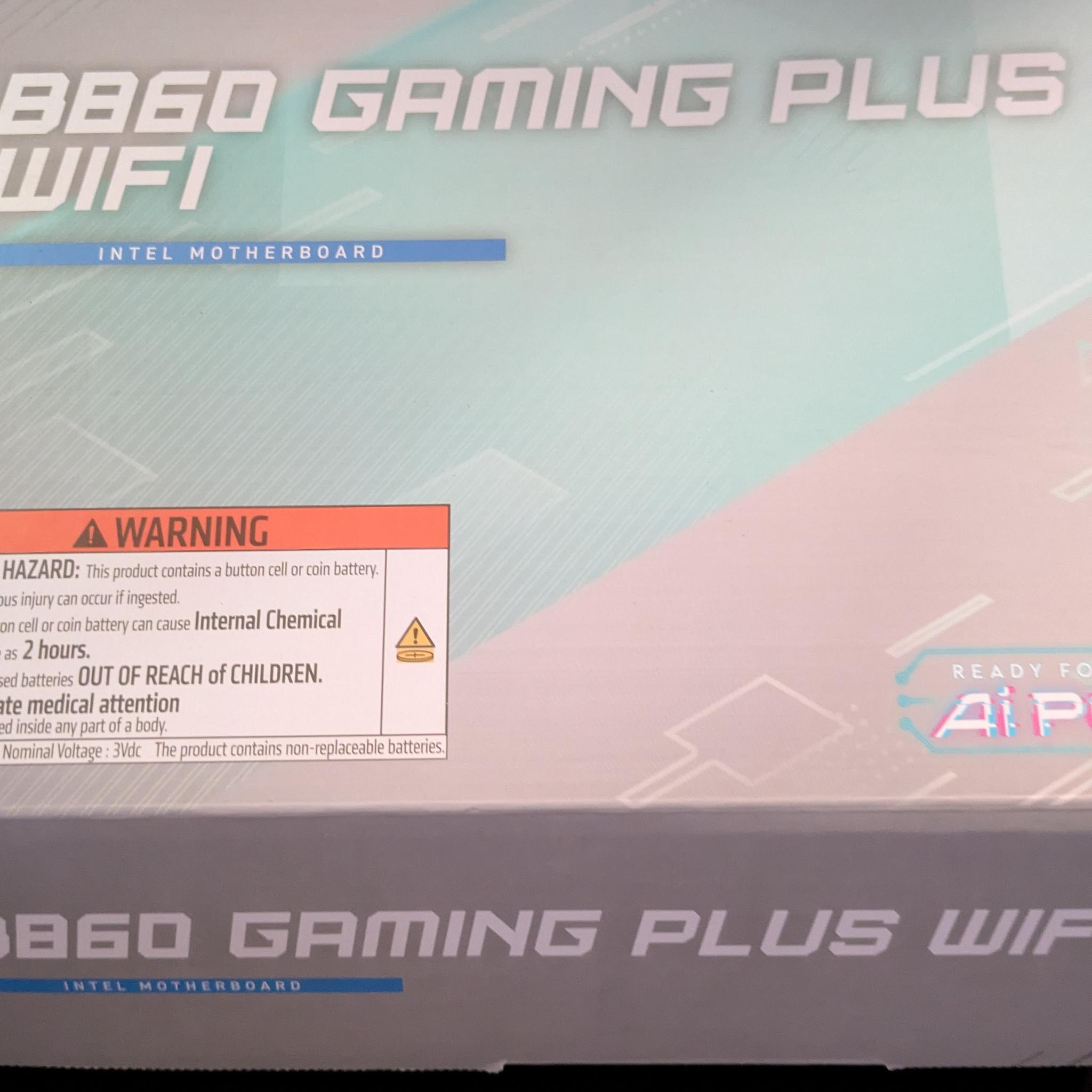 MSI B860 Gaming Plus WiFi