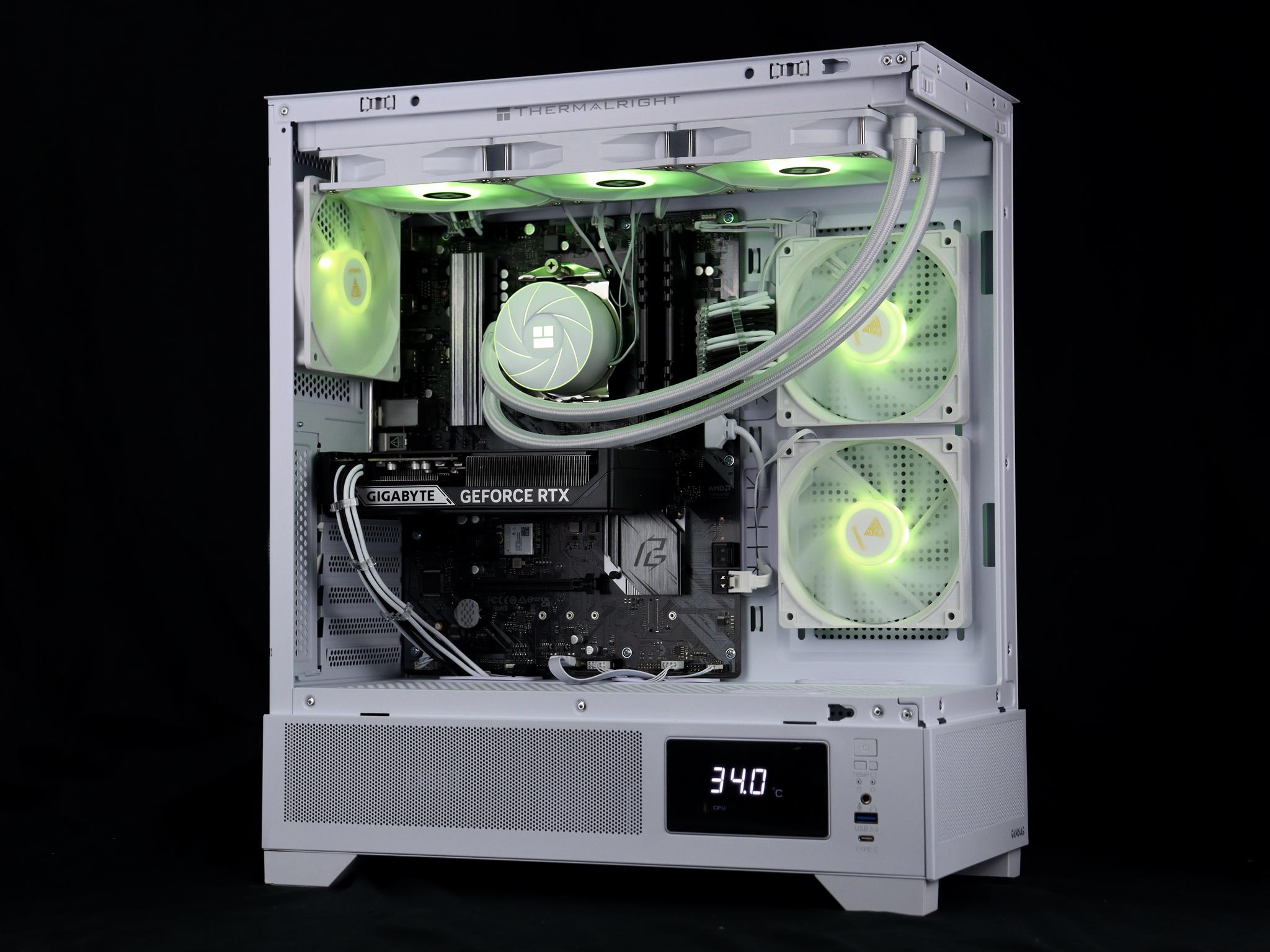 🧊❄️🧊 White Gaming PC – RTX 5060 TI, Ryzen 7 5800XT, 32GB RAM, 1TB SSD - WiFi 🧊❄️🧊