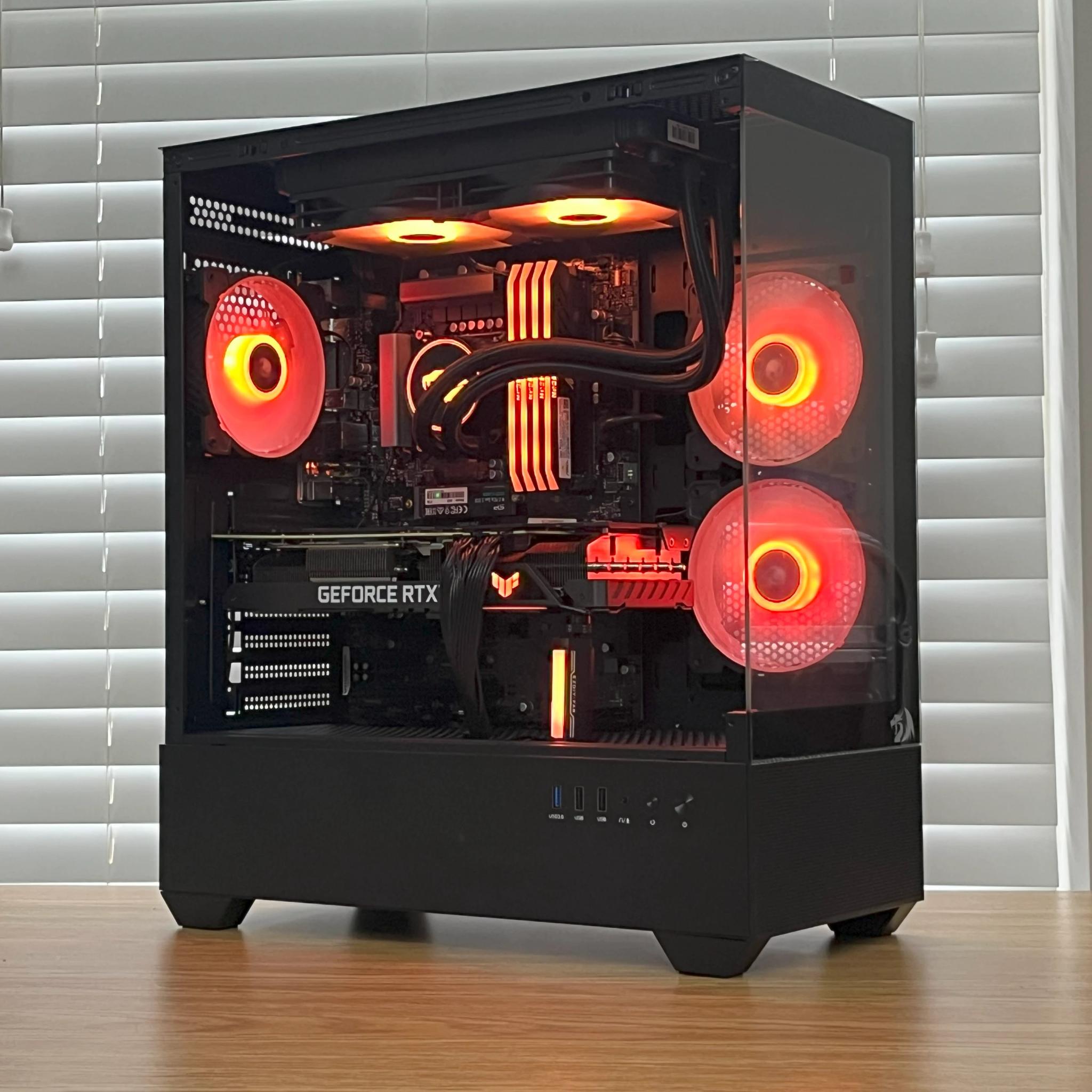 🖤❤️  i7-11700KF | RTX 3080 | 32GB DDR4 | 1TB SSD | Gaming PC ❤️🖤