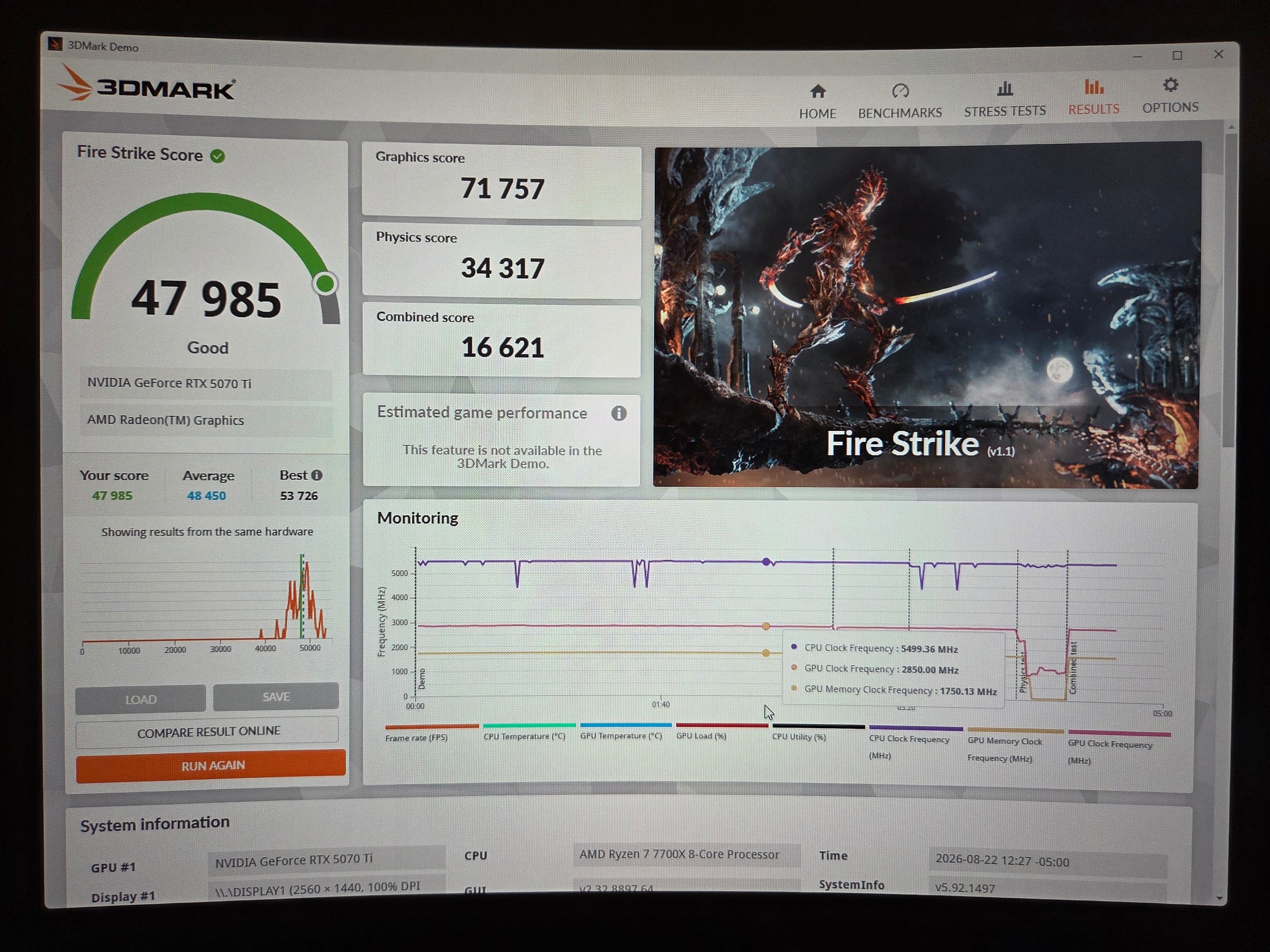 GeForce RTX 5070 Ti Custom Gaming PC - Ryzen 7 7700X