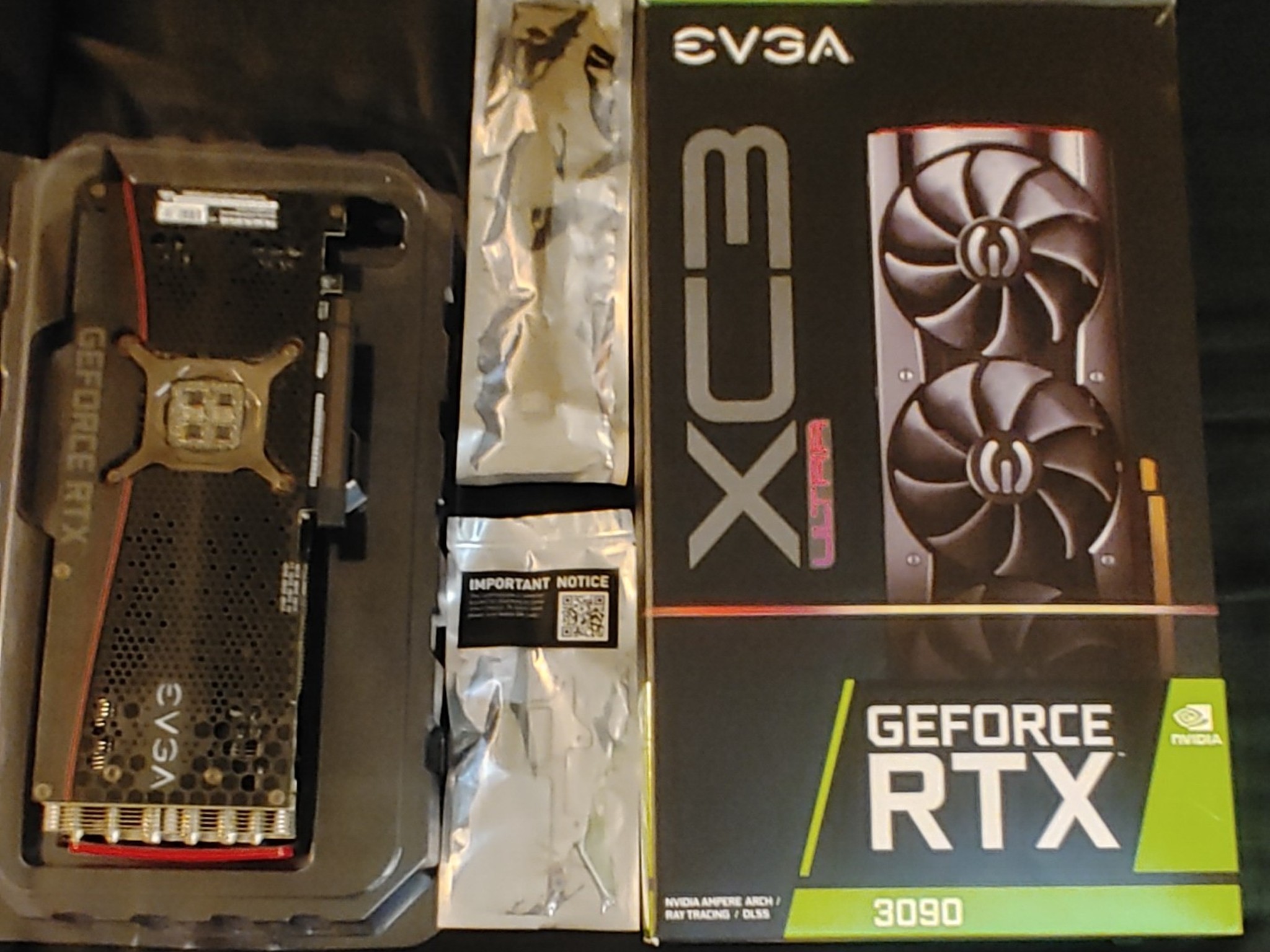 EVGA GeForce RTX 3090 XC3 ULTRA GAMING w/ Original Box & Adapters