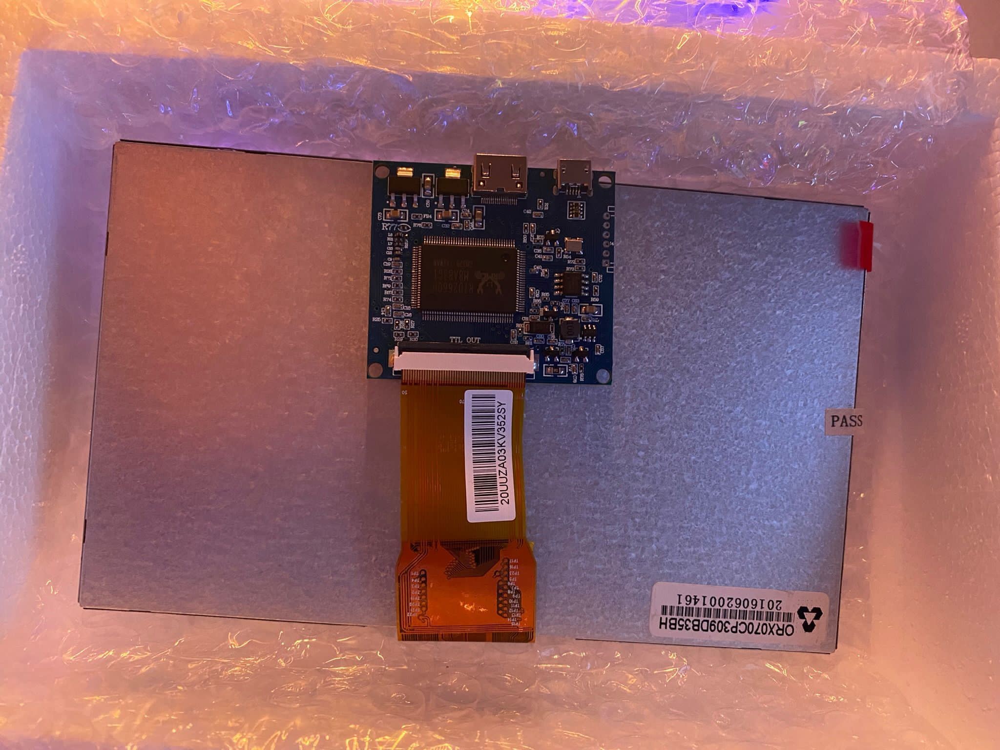 Screen Display LCD Monitor 7" Driver Control Board