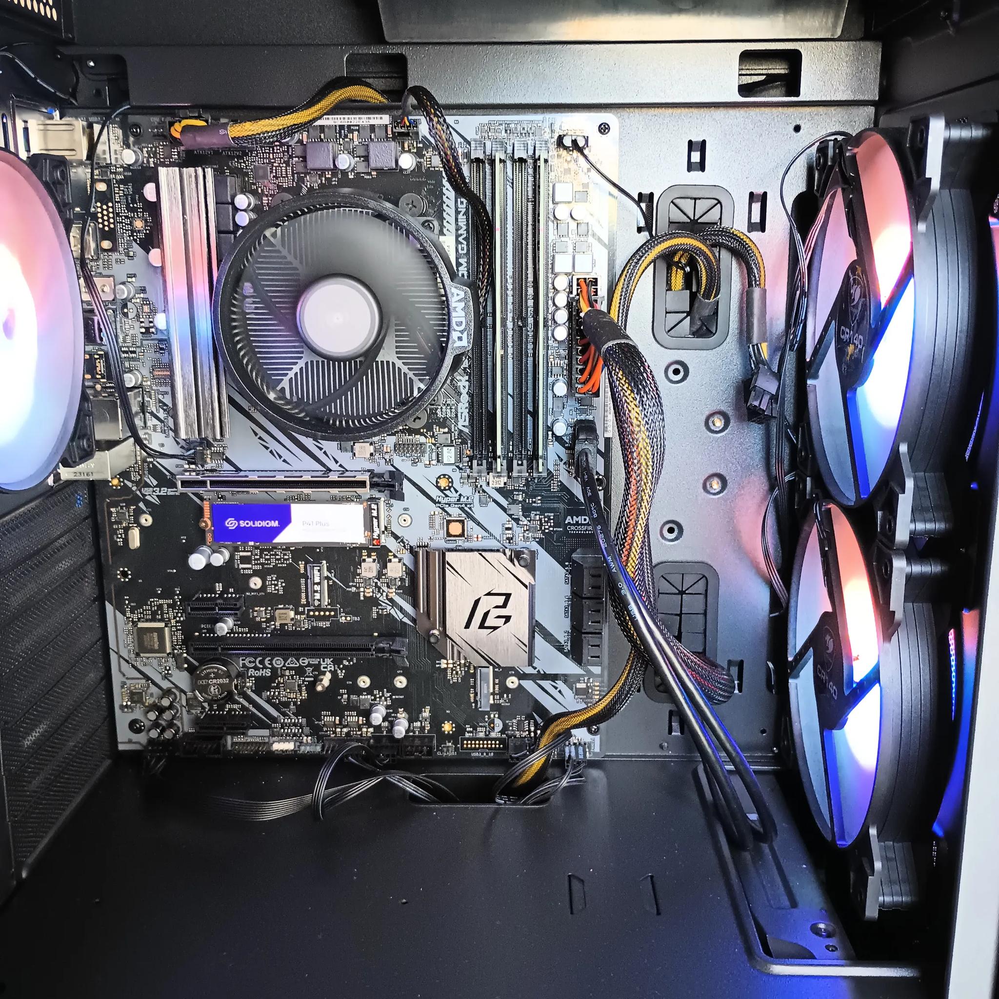 Base/Entry level PC|AMD Ryzen 5 CPU w/ iGPU|1TB SSD|16GB RAM|750W PSU|RTX 4070 & RT 7800 XT READY