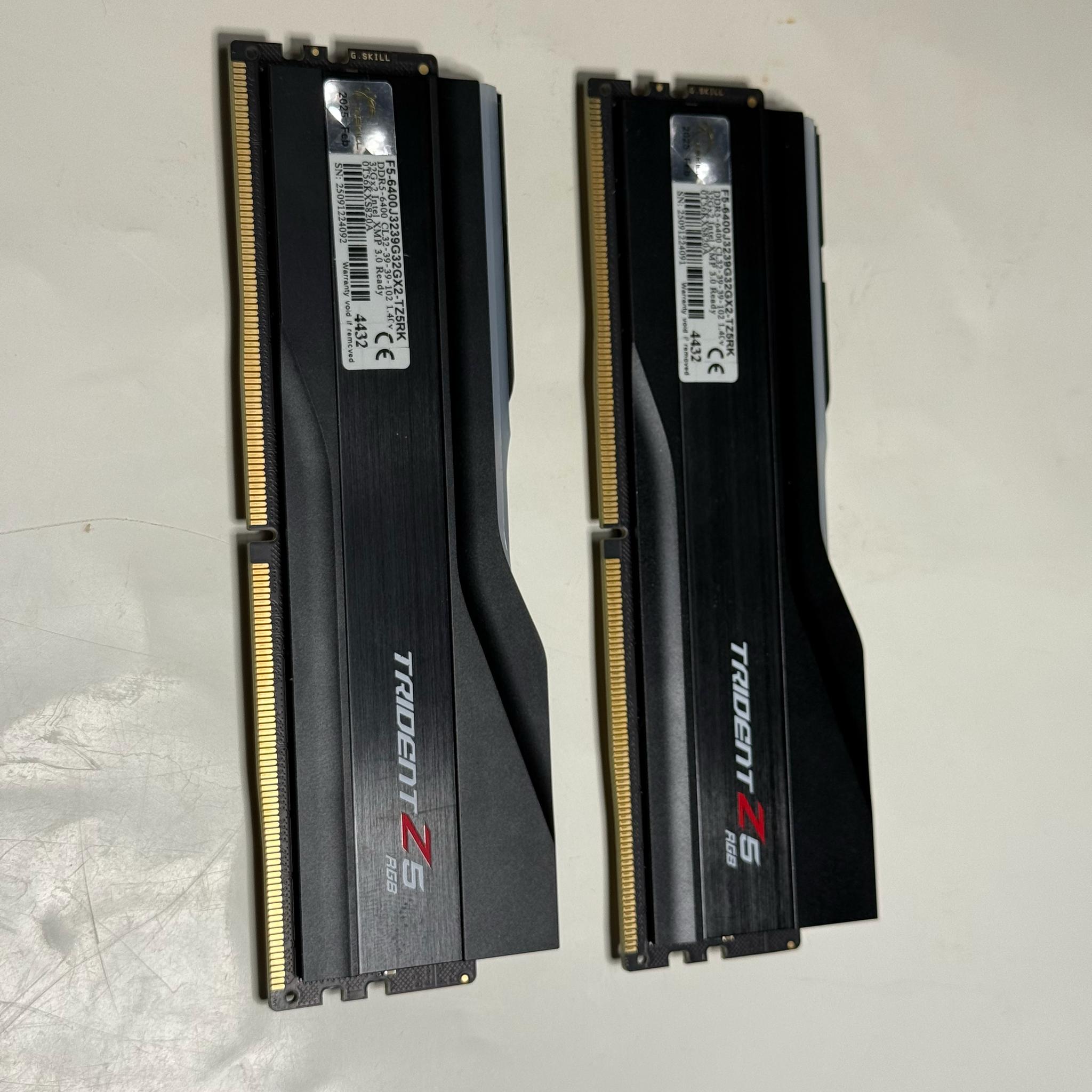 Trident Z5 RGB (DDR5/Intel XMP) F5-6400J3239G32GX2-TZ5RK