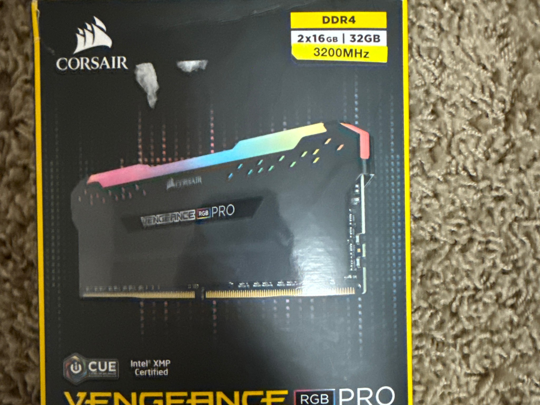Corsair Vengeance RGB Pro 32GB (2×16GB) DDR4 RAM – Open Box