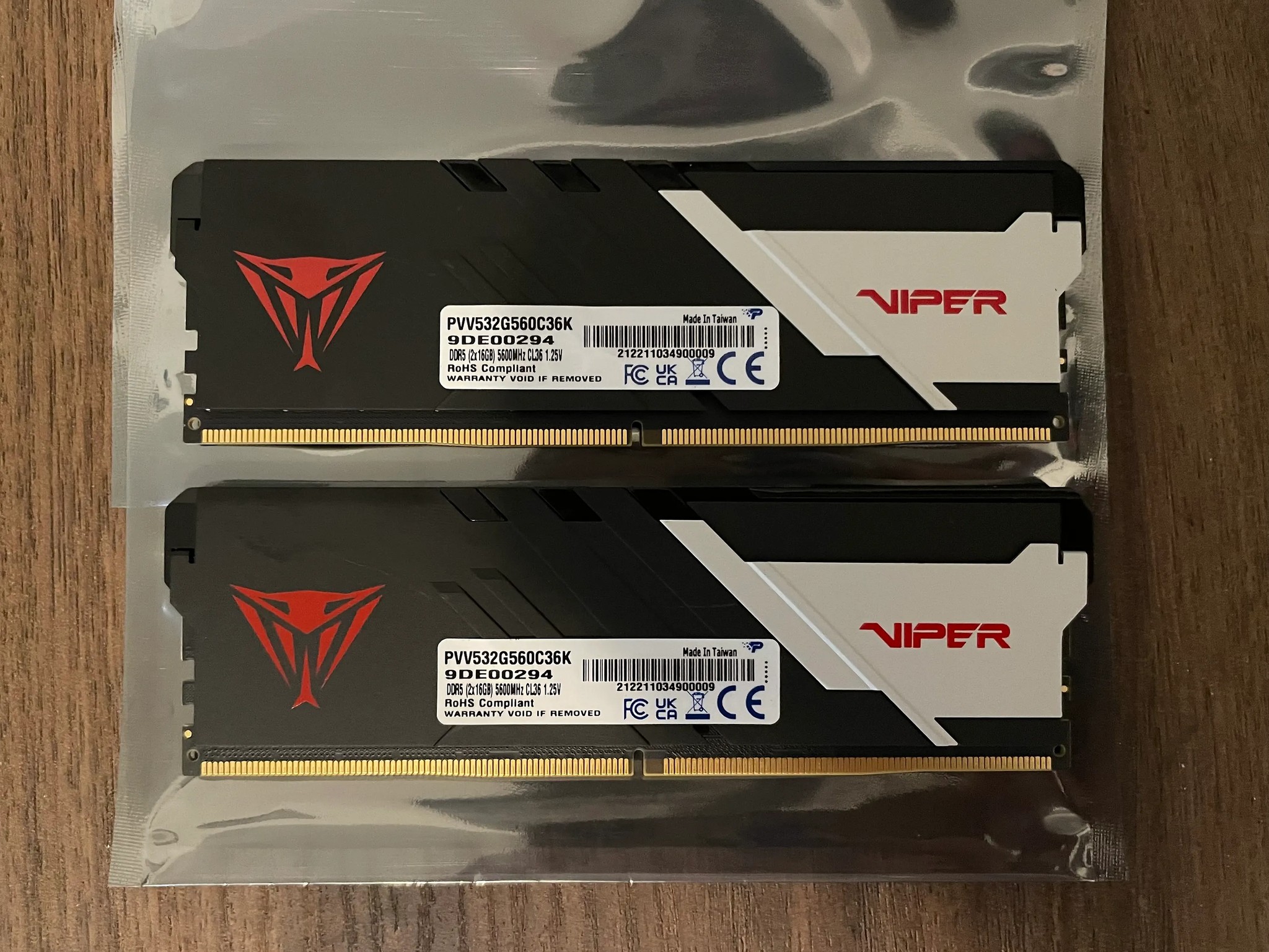 DDR5 32Gb 5600Mhz Patriot Viper Venom RAM
