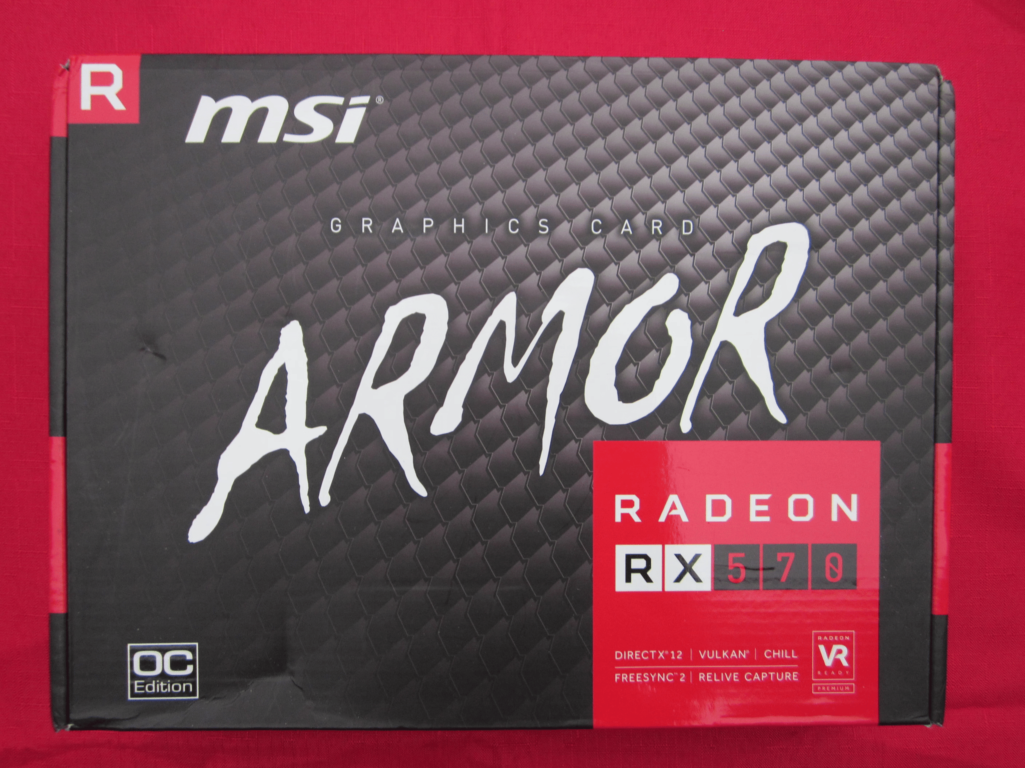 NEW MSI Armor RX 570 4 Gb Video Card