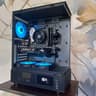 Panoramic Budget Gaming PC - GTX 1660 OC - Ryzen 5 - Temp Display - 740GB Storage