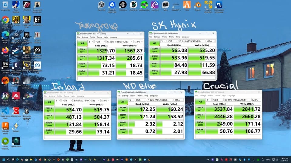 Custom PC Build RTX 3070/Ryzen 7 5700X OC 48GB RAM