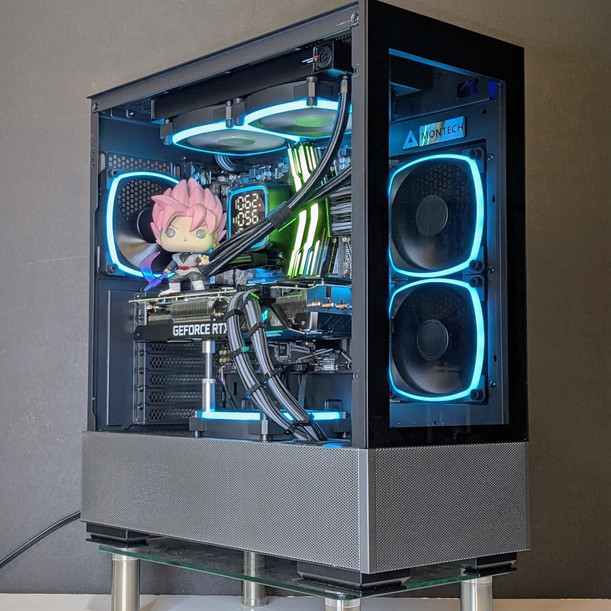 ⚫️Goku Black⚫️1440P Beast⚫️RTX 3070TI⚫️Ryzen 7 5800X⚫️32GB Warhawk RAM⚫️1TB NVMe M.2 SSD⚫️Windows 11