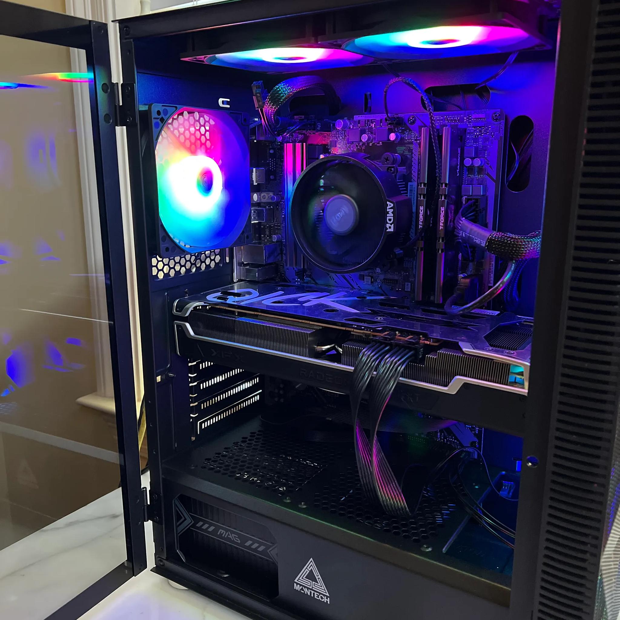 Full System Ryzen 5500 and Rx 6750xt.