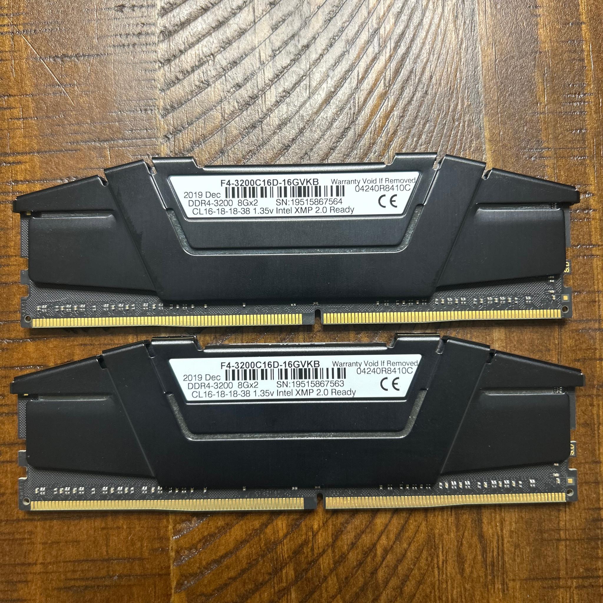 DDR4 G.Skill Ripjaws 16GB (2x8GB) 3200MT/S