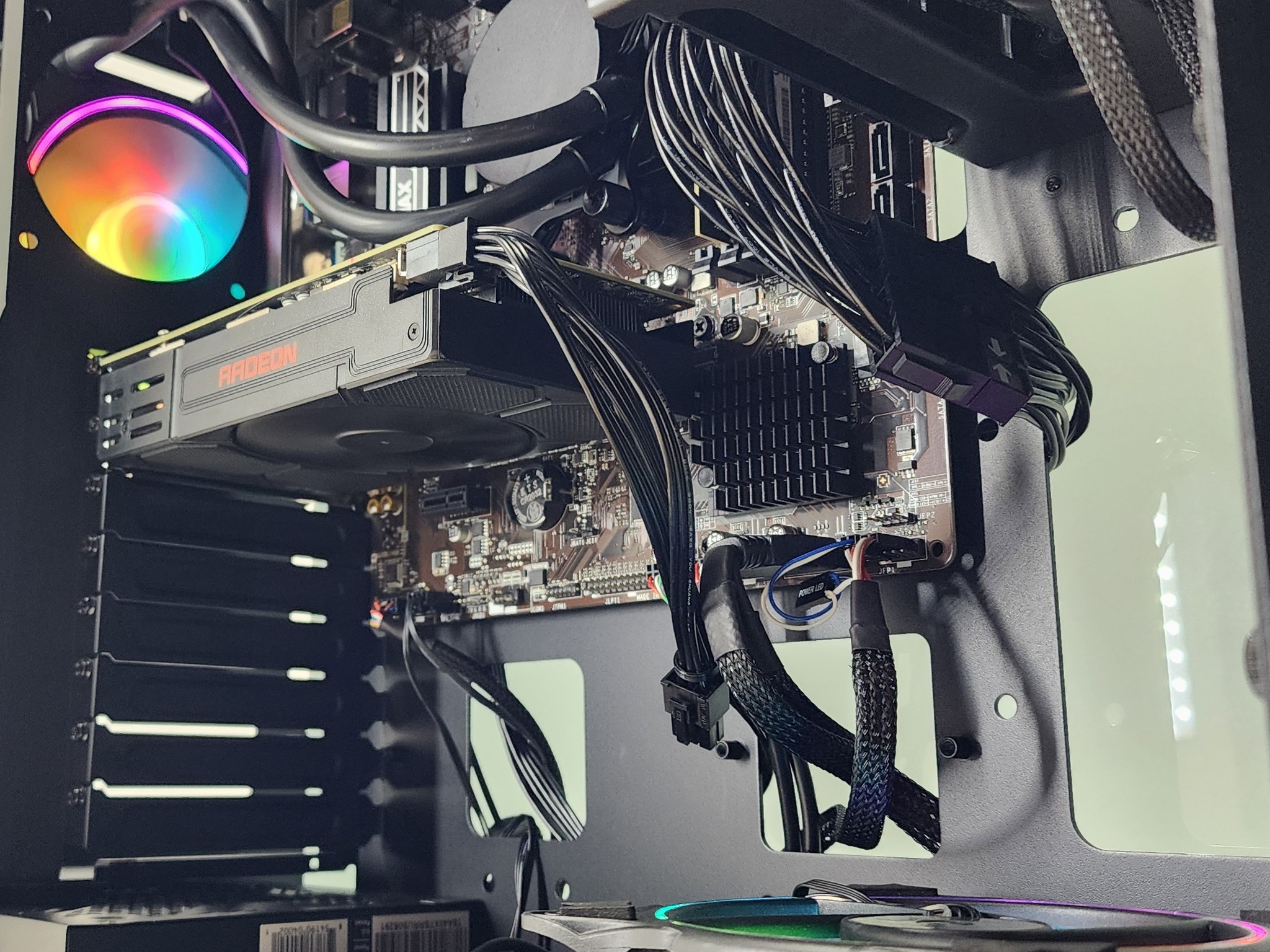 Gaming PC Ryzen 7 3700X 16GB RAM 500GB SSD RX 5500 4GB Windows 11 Computer