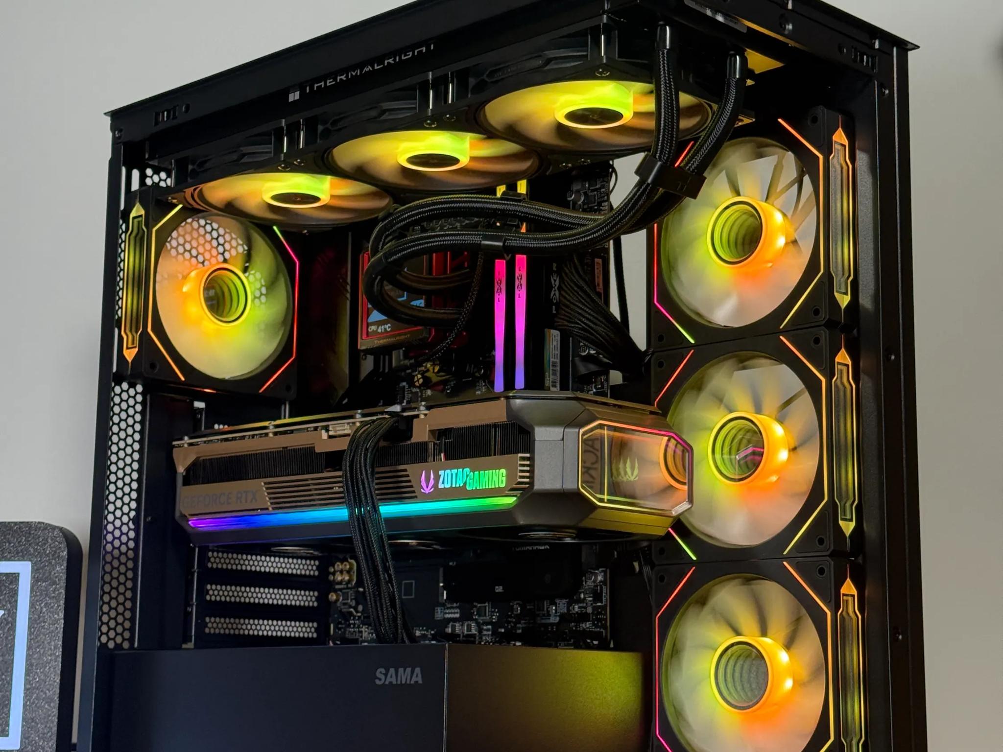 RTX 5090 Flagship Gaming PC 9800x3d 64gb DDR5 4TB NVME SSD