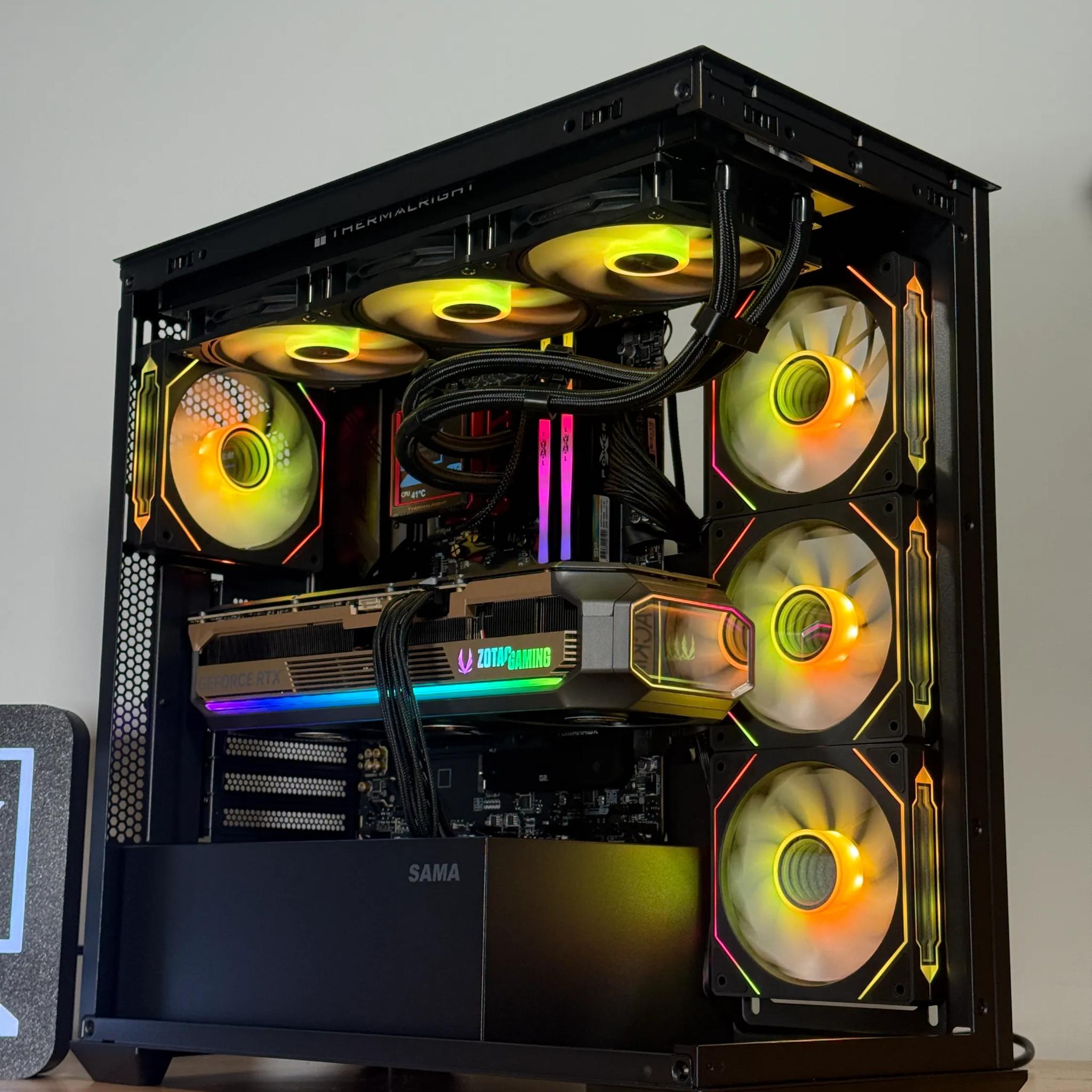 RTX 5090 Flagship Gaming PC 9800x3d 64gb DDR5 4TB NVME SSD