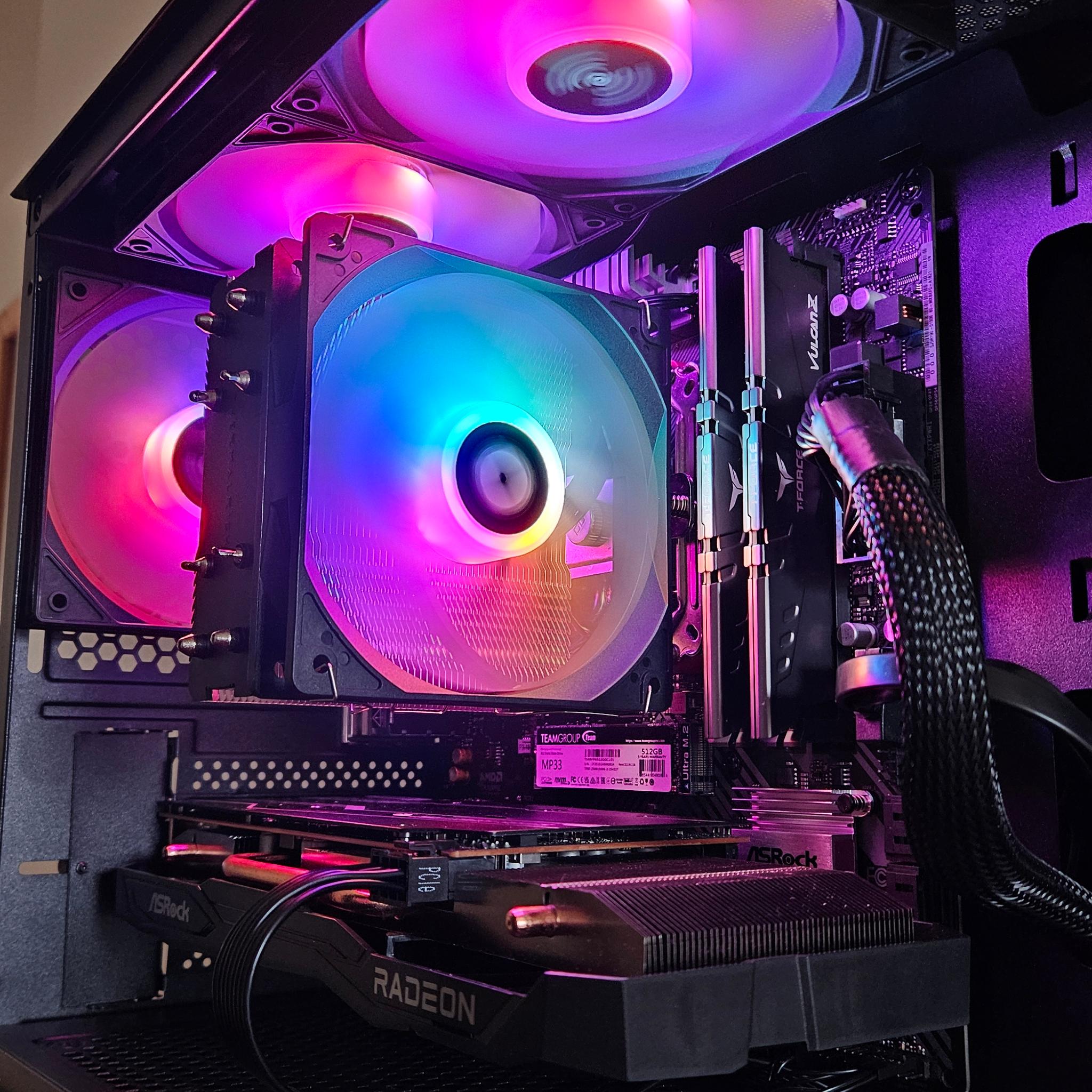 Mini Tower Ryzen Gaming PC | RX 7600 | Ryzen 5 5500 | 16GB RAM