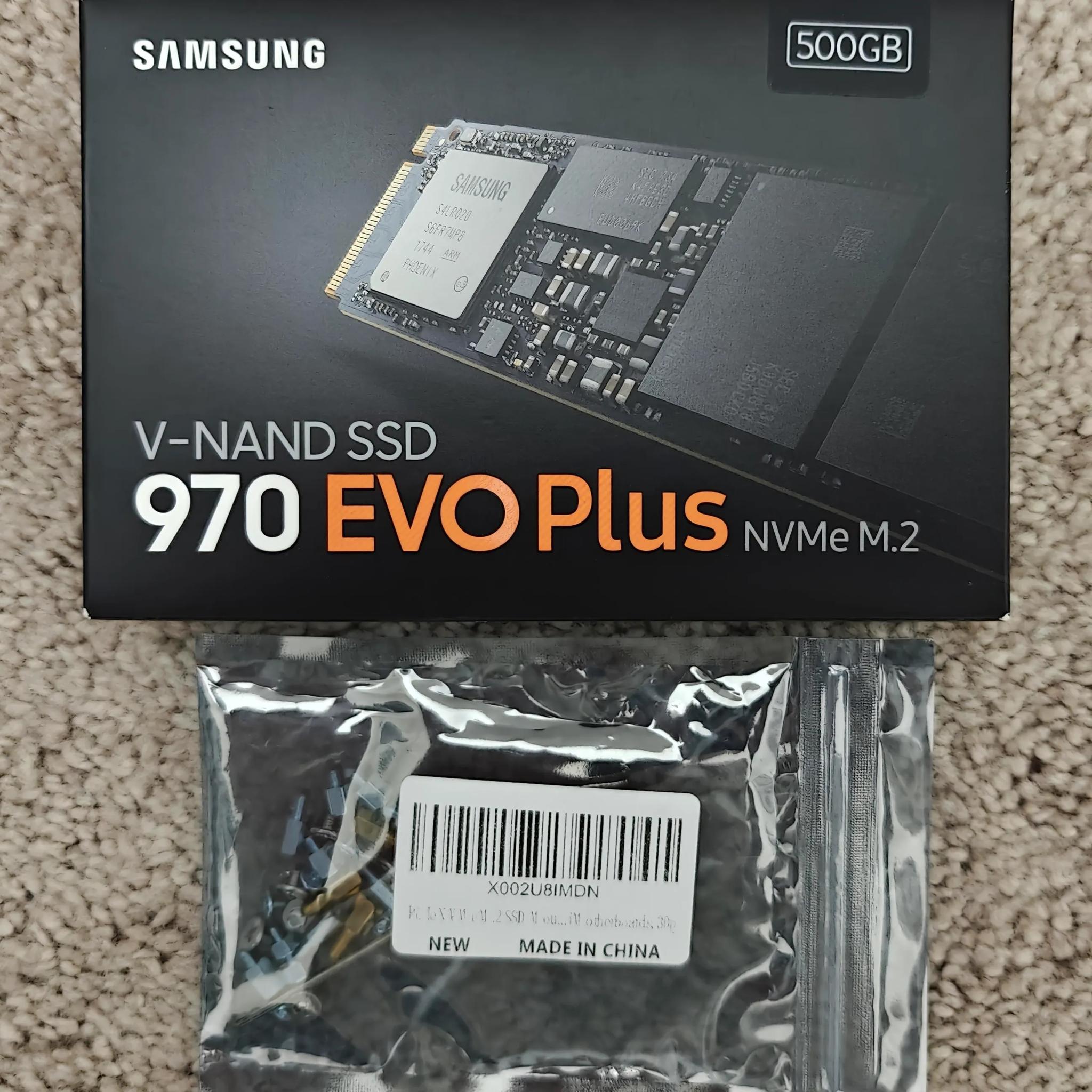 Samsung 970 EVO Plus SSD 500GB M.2 NVMe PCIe 3.0 x4 SSD + BONUS