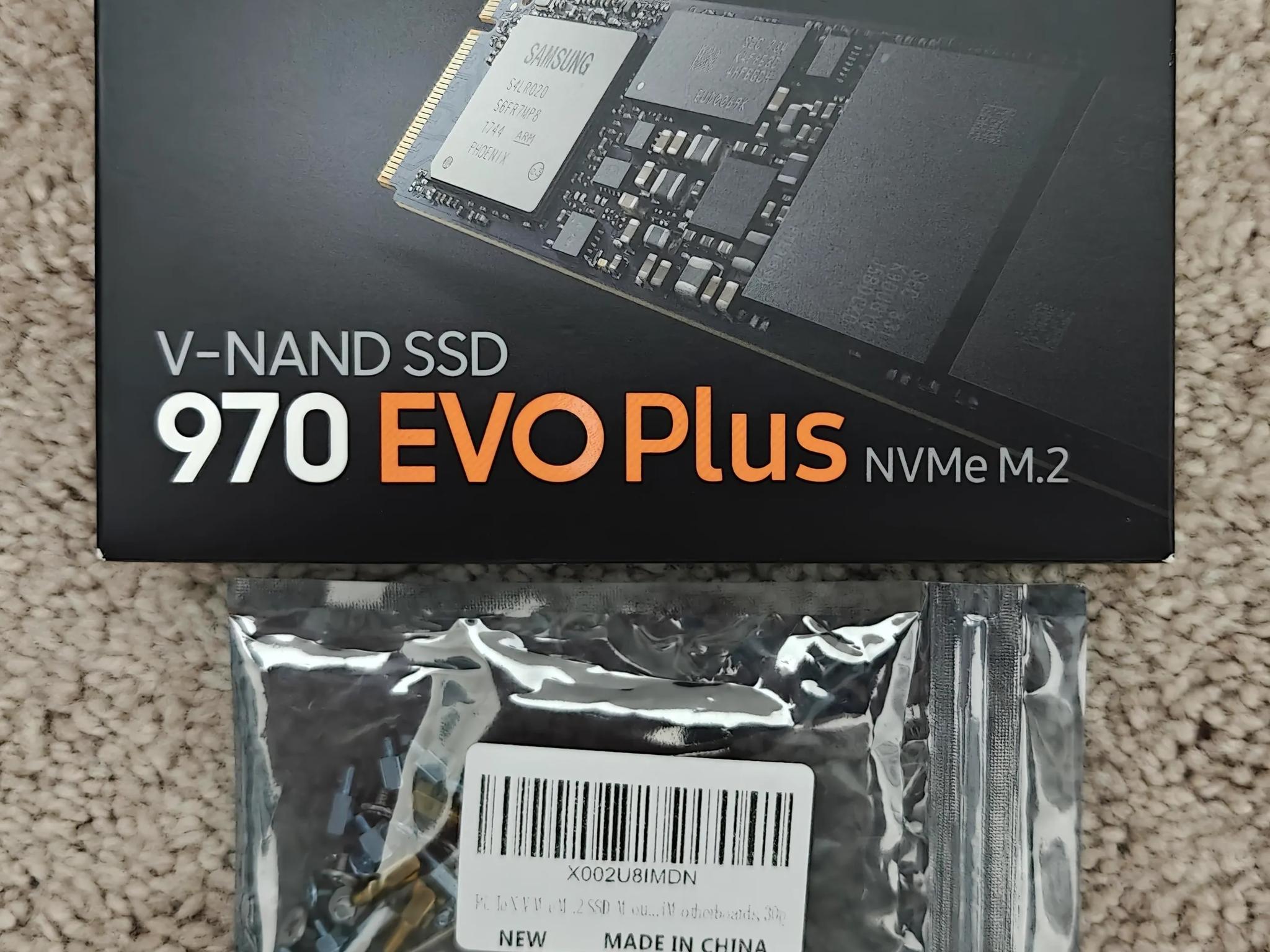 Samsung 970 EVO Plus SSD 500GB M.2 NVMe PCIe 3.0 x4 SSD + BONUS