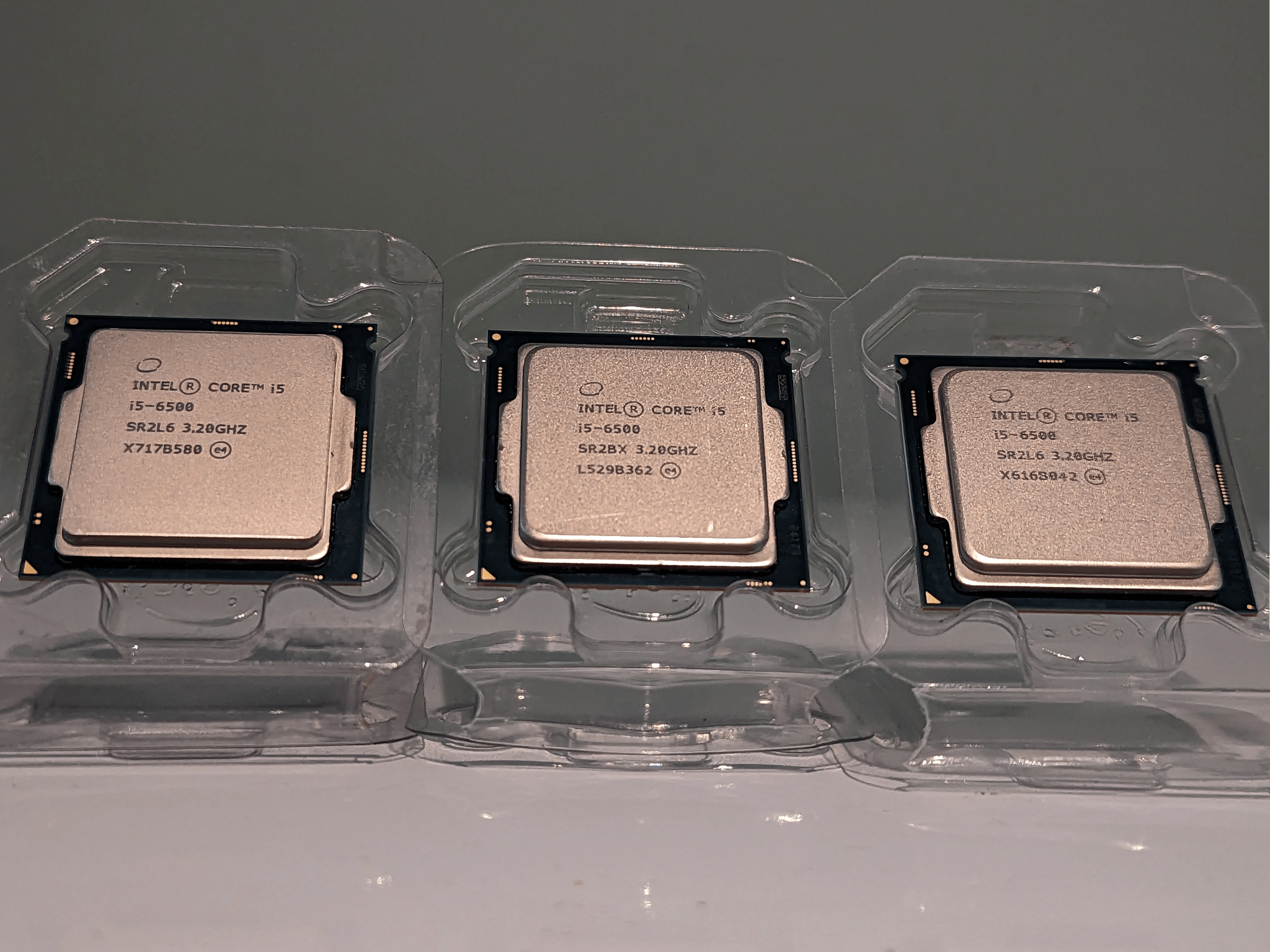 Triple CPU Bundle - Intel Core i5-6500, 4C/4T CPU, 3.2 GHz, Socket LGA1151