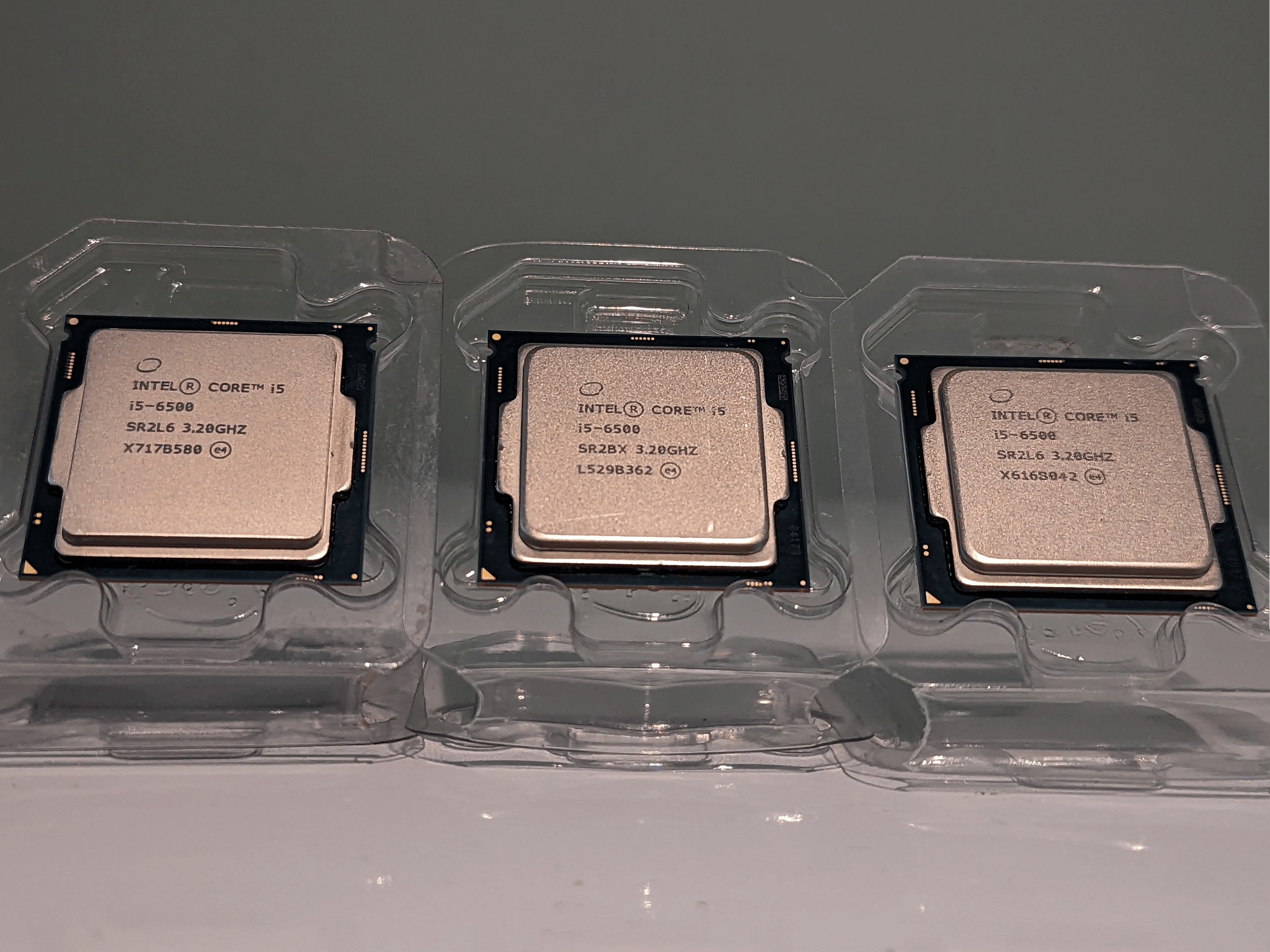 Triple CPU Bundle - Intel Core i5-6500, 4C/4T CPU, 3.2 GHz, Socket LGA1151