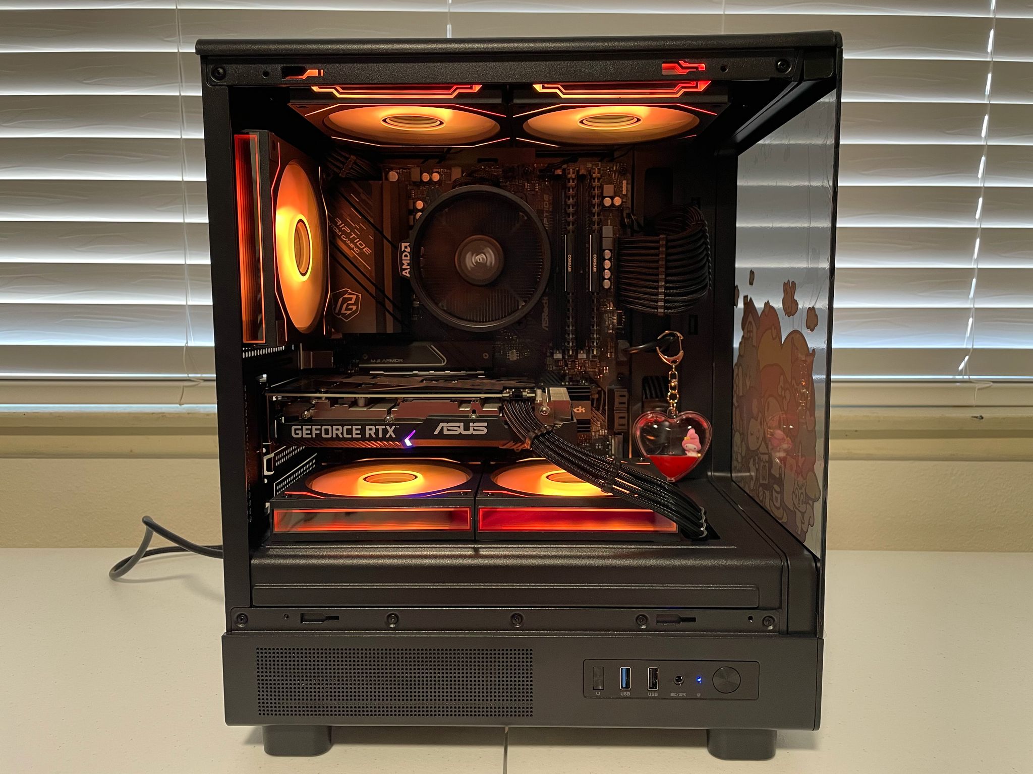 My Melody & Kuromi Inspired Gaming PC (RTX 3060 Ti | Ryzen 5 3600 | 32GB RAM | 500GB SSD | WiFi)