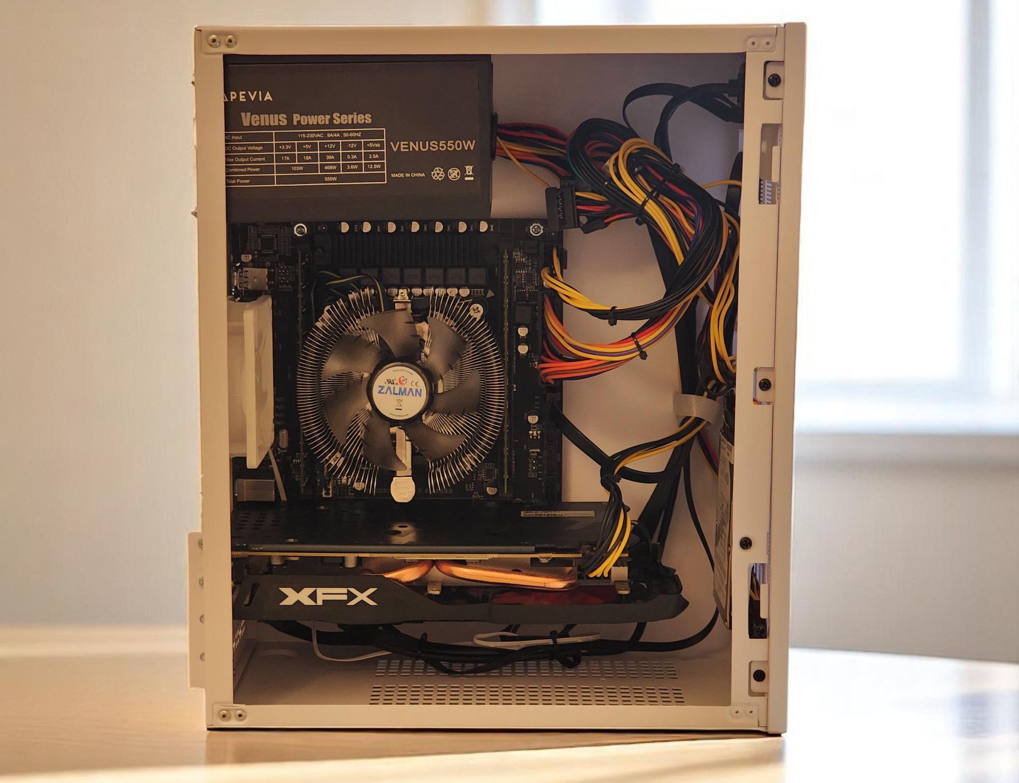 ⚡ RX 570, INTEL 8-CORE, 16GB RAM, 256GB M.2 + 320GB HDD, WIFI, WIN10 | Great Value Budget Gaming PC!