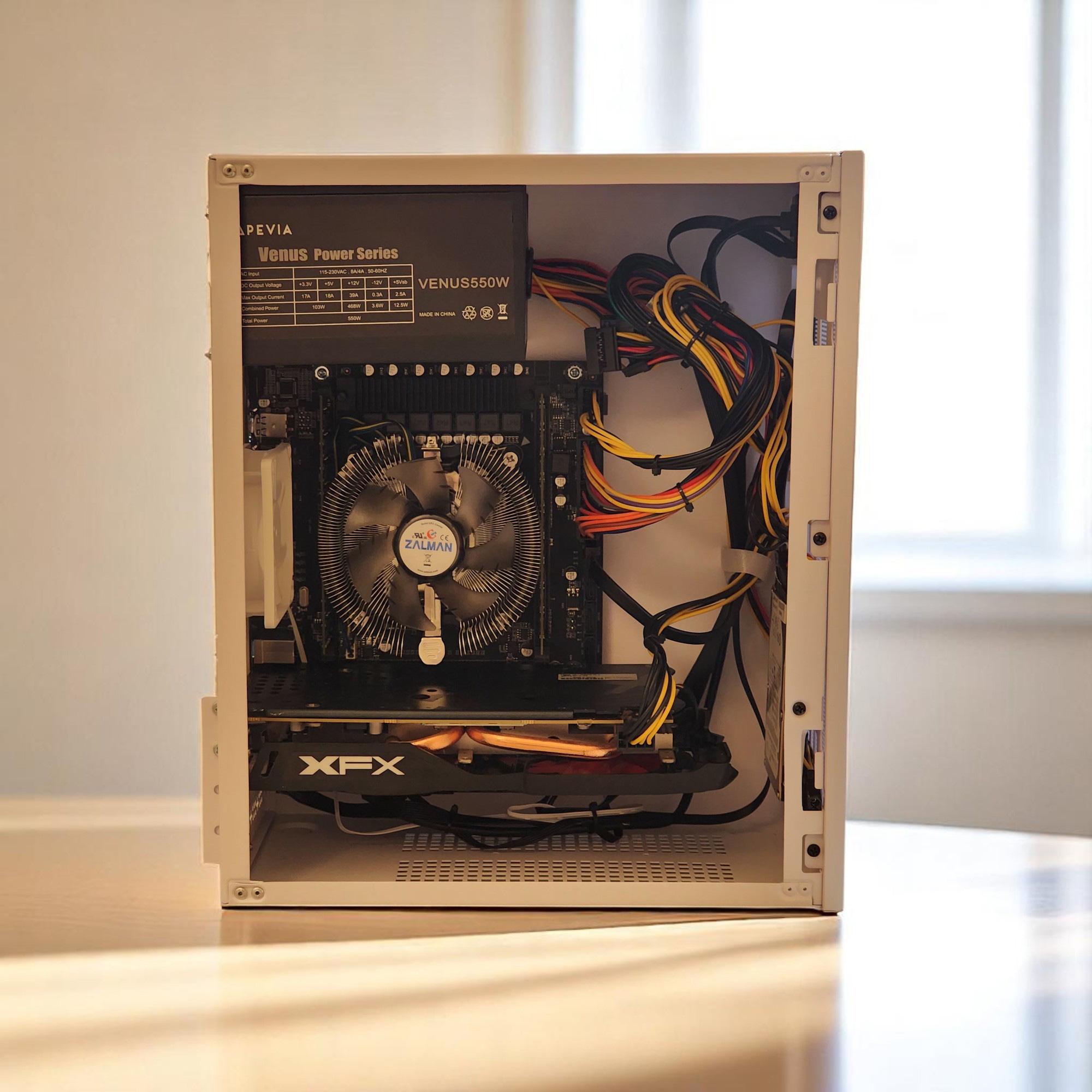 ⚡ RX 570, INTEL 8-CORE, 16GB RAM, 256GB M.2 + 320GB HDD, WIFI, WIN10 | Great Value Budget Gaming PC!