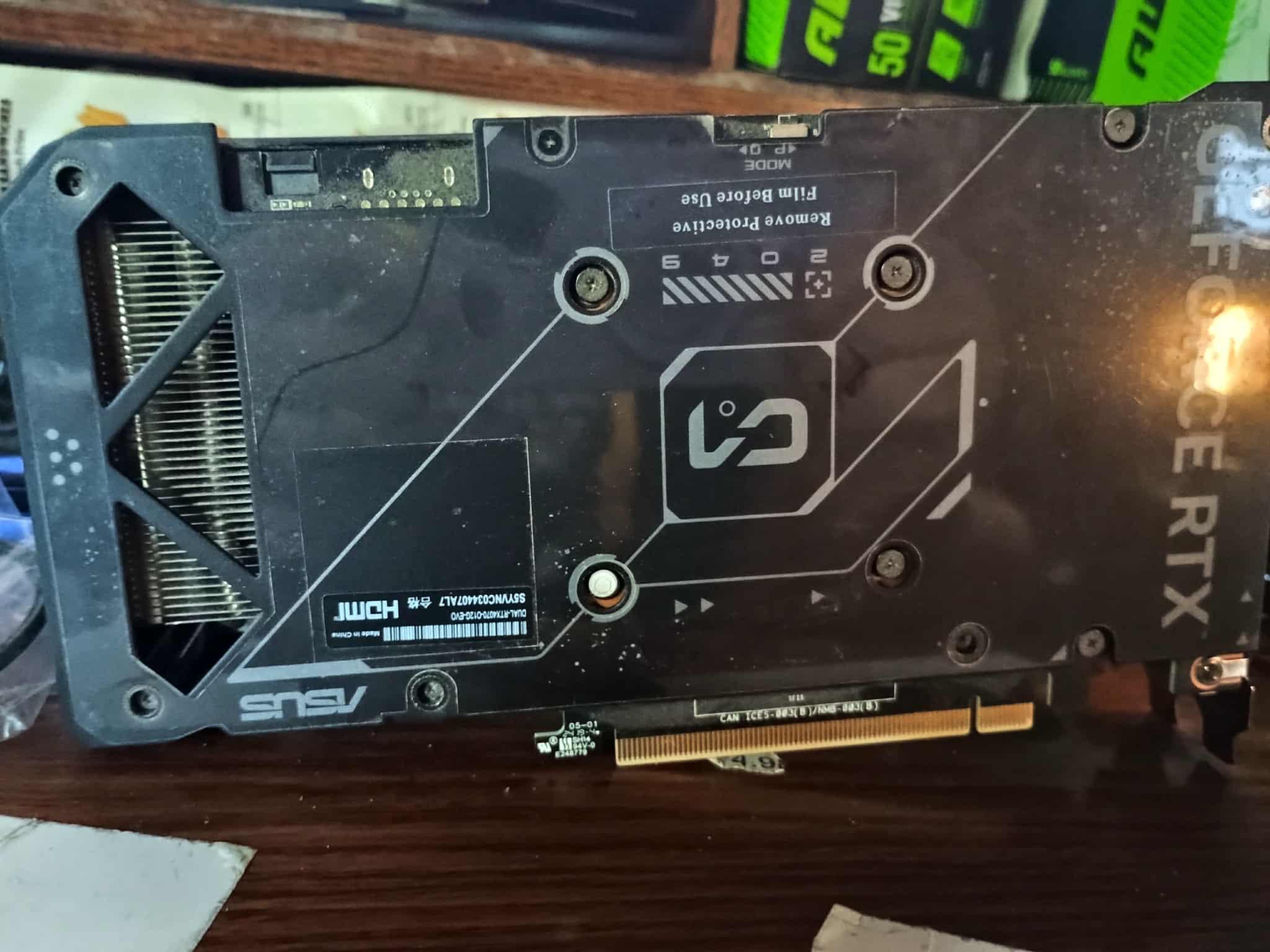 ASUS Dual GeForce RTX 4070 EVO OC Edition 12GB GDDR6X
