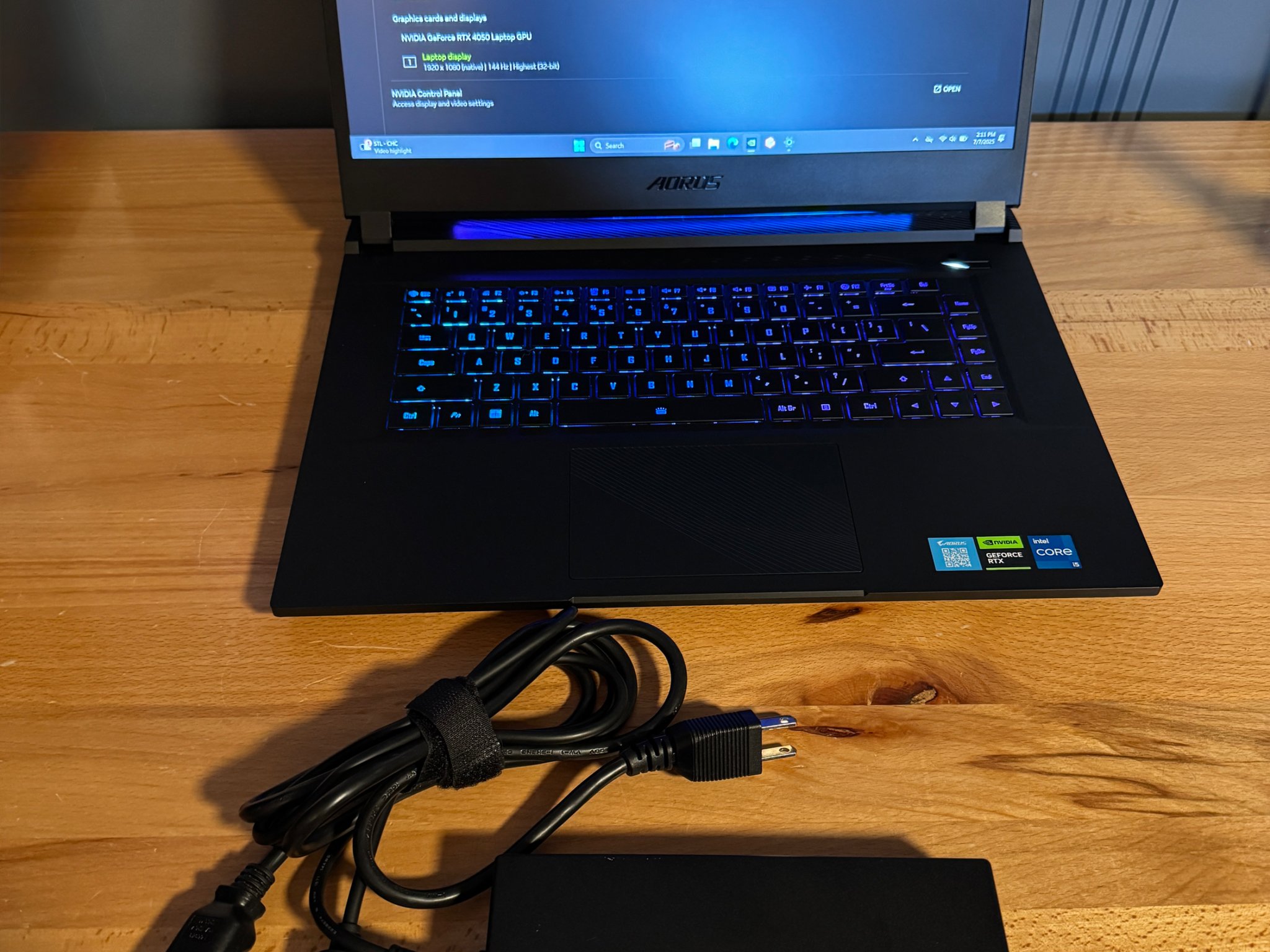 💻 Aorus Laptop | Intel 13500H, RTX 4050, 32GB DDR5, 2.5TB SSD,