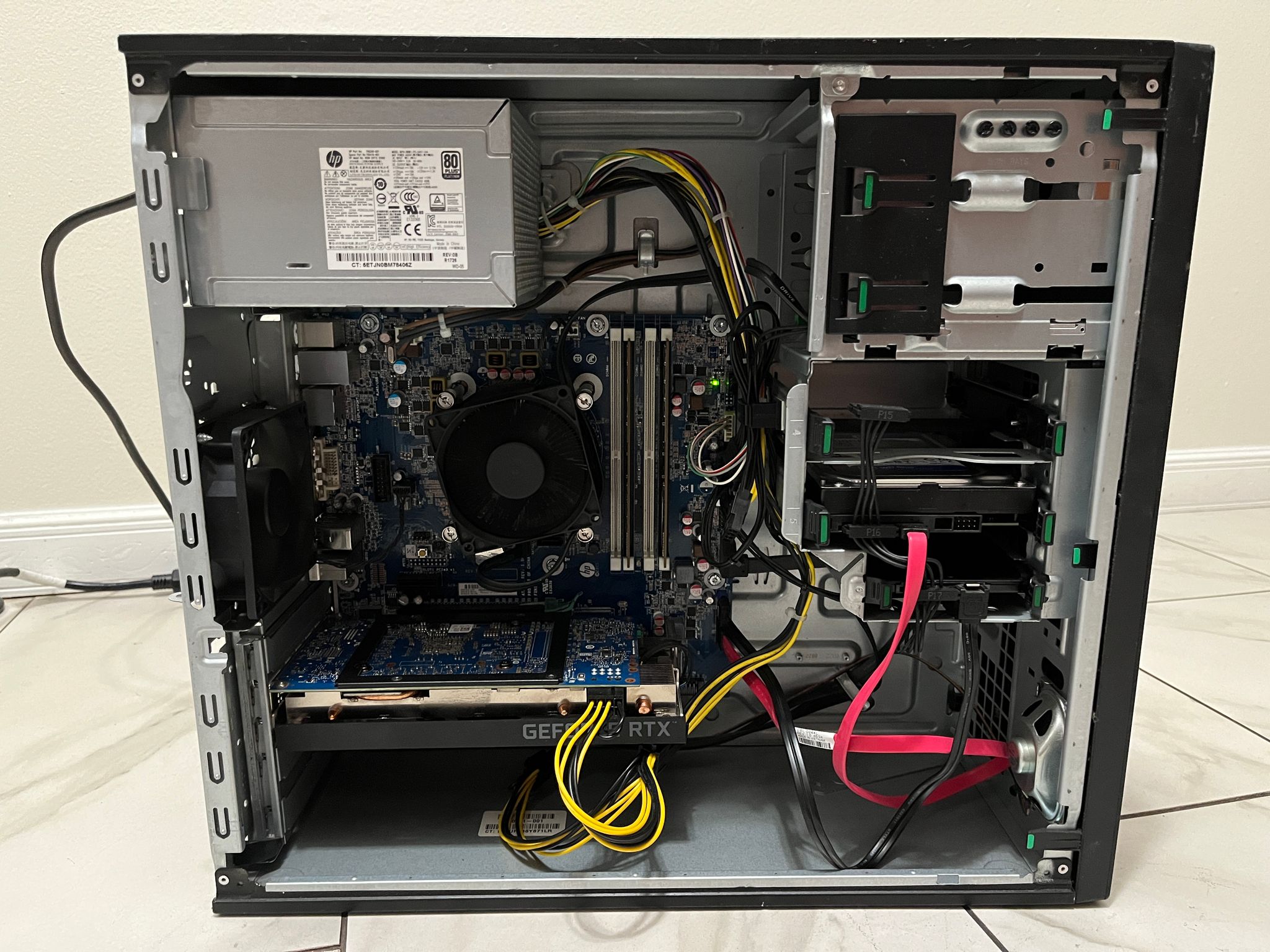 NVIDIA RTX 2070, Intel i7-6700, 16GB RAM, 750GB Storage - HP Z240 Gaming PC w/Wi-Fi & BT