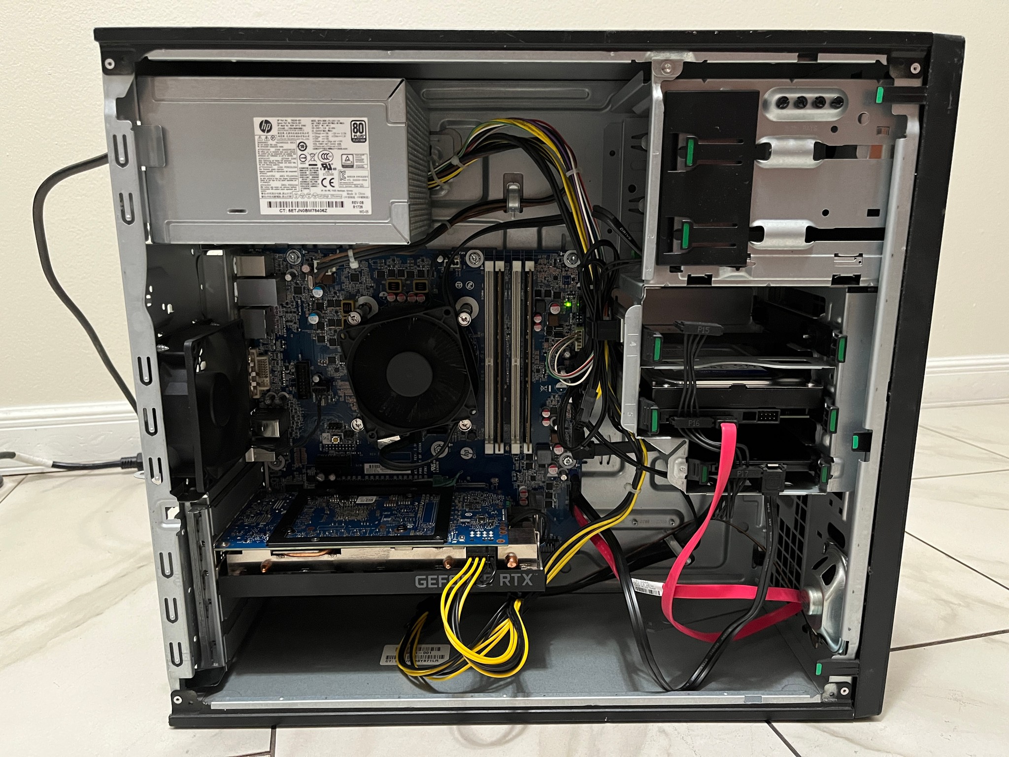 NVIDIA RTX 2070, Intel i7-6700, 16GB RAM, 750GB Storage - HP Z240 Gaming PC w/Wi-Fi & BT