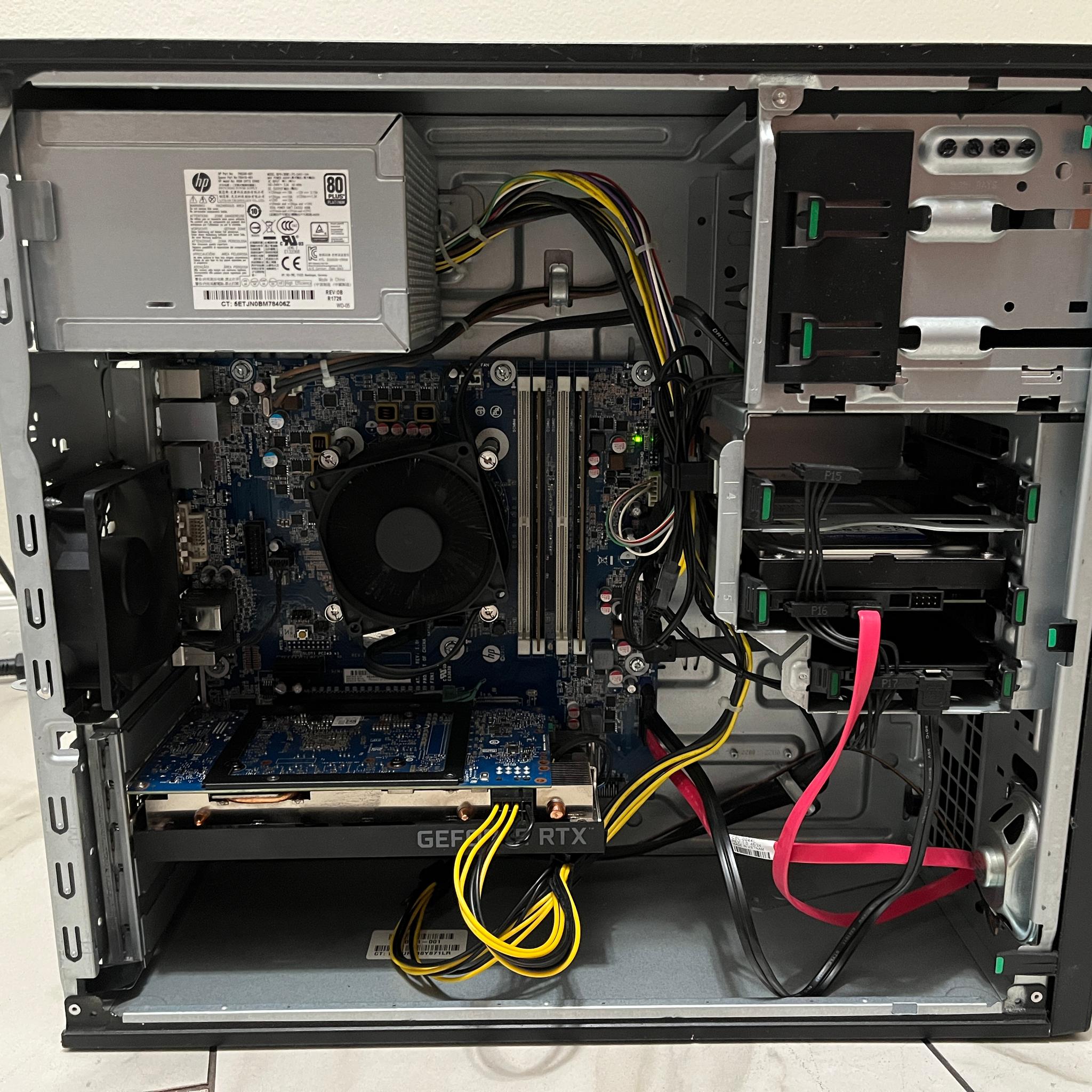 NVIDIA RTX 2070, Intel i7-6700, 16GB RAM, 750GB Storage - HP Z240 Gaming PC w/Wi-Fi & BT