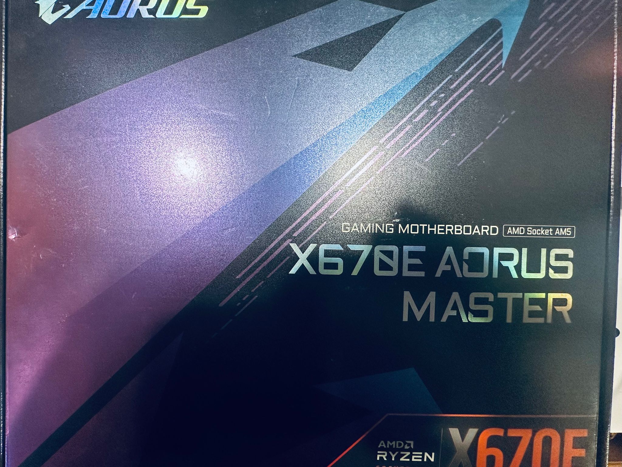 GIGABYTE X670E AORUS MASTER AMD AM5 LGA 1718